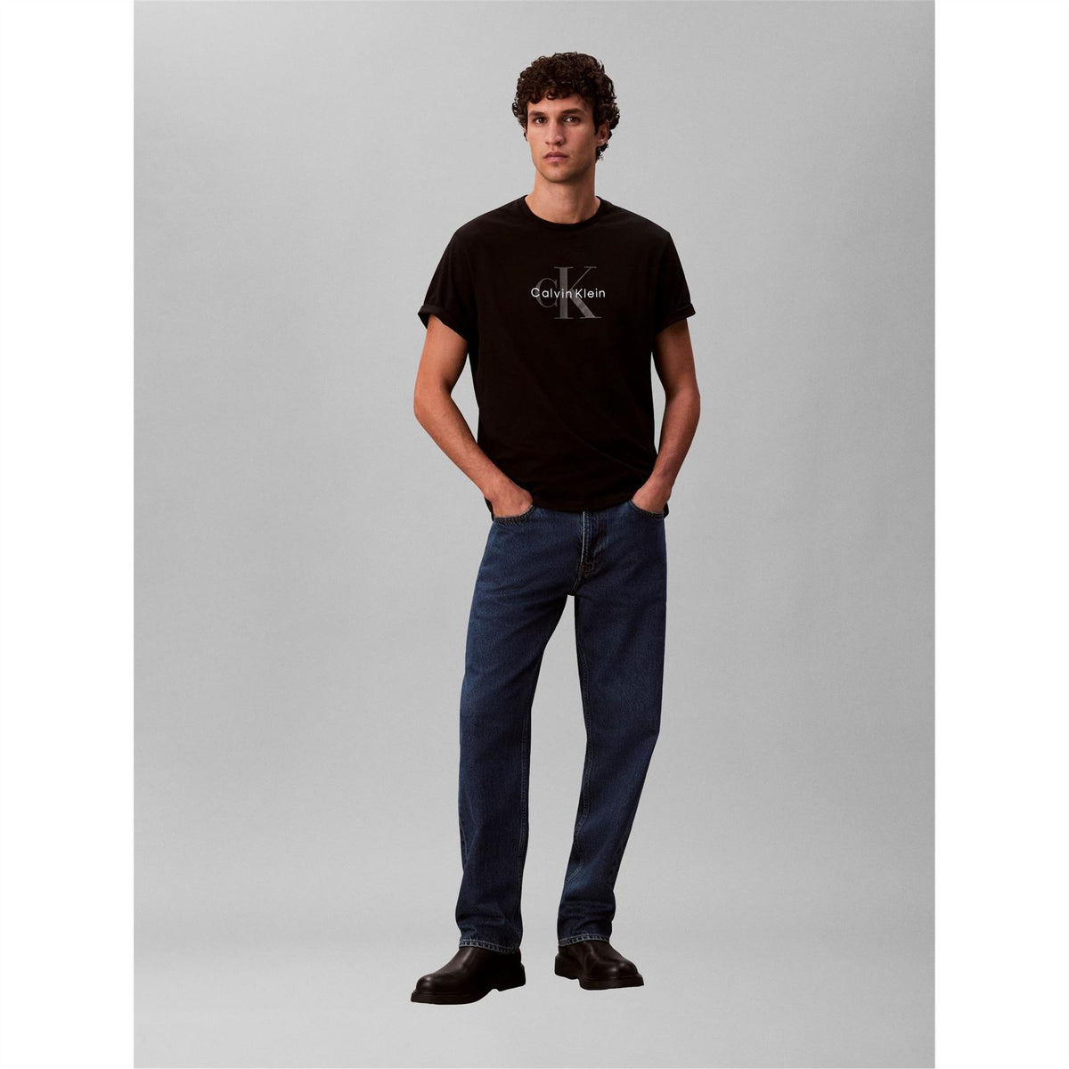Calvin Klein Jeans Monogram Crew Neck Short Sleeve T-Shirt