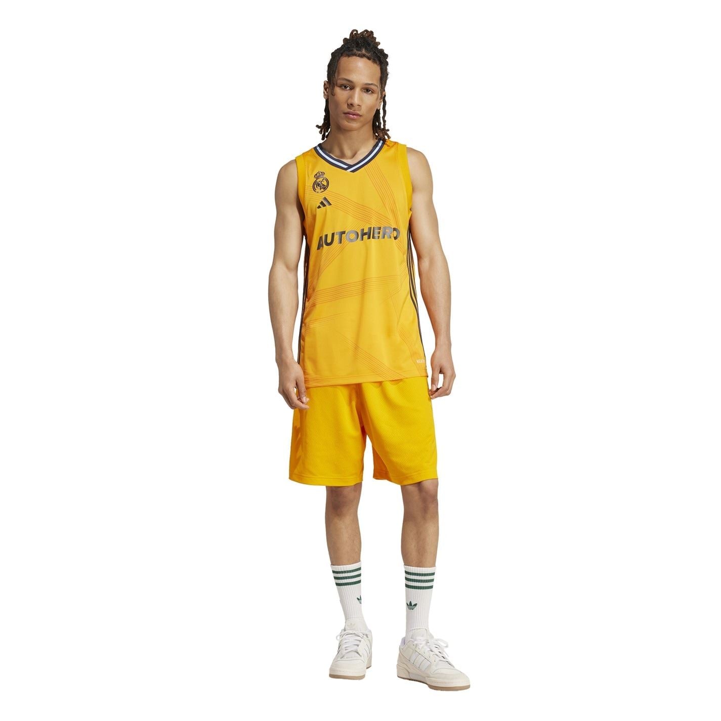 adidas Mens Real Madrid Basketball Shirt 24 25