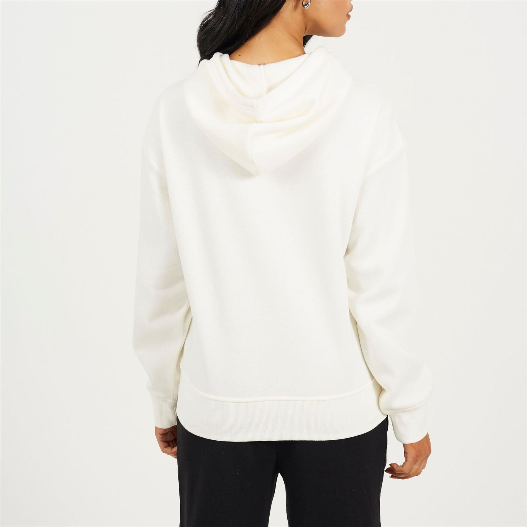 Brave Soul Womens Zip Through Hooded Sweatshirt With New York Embroidery