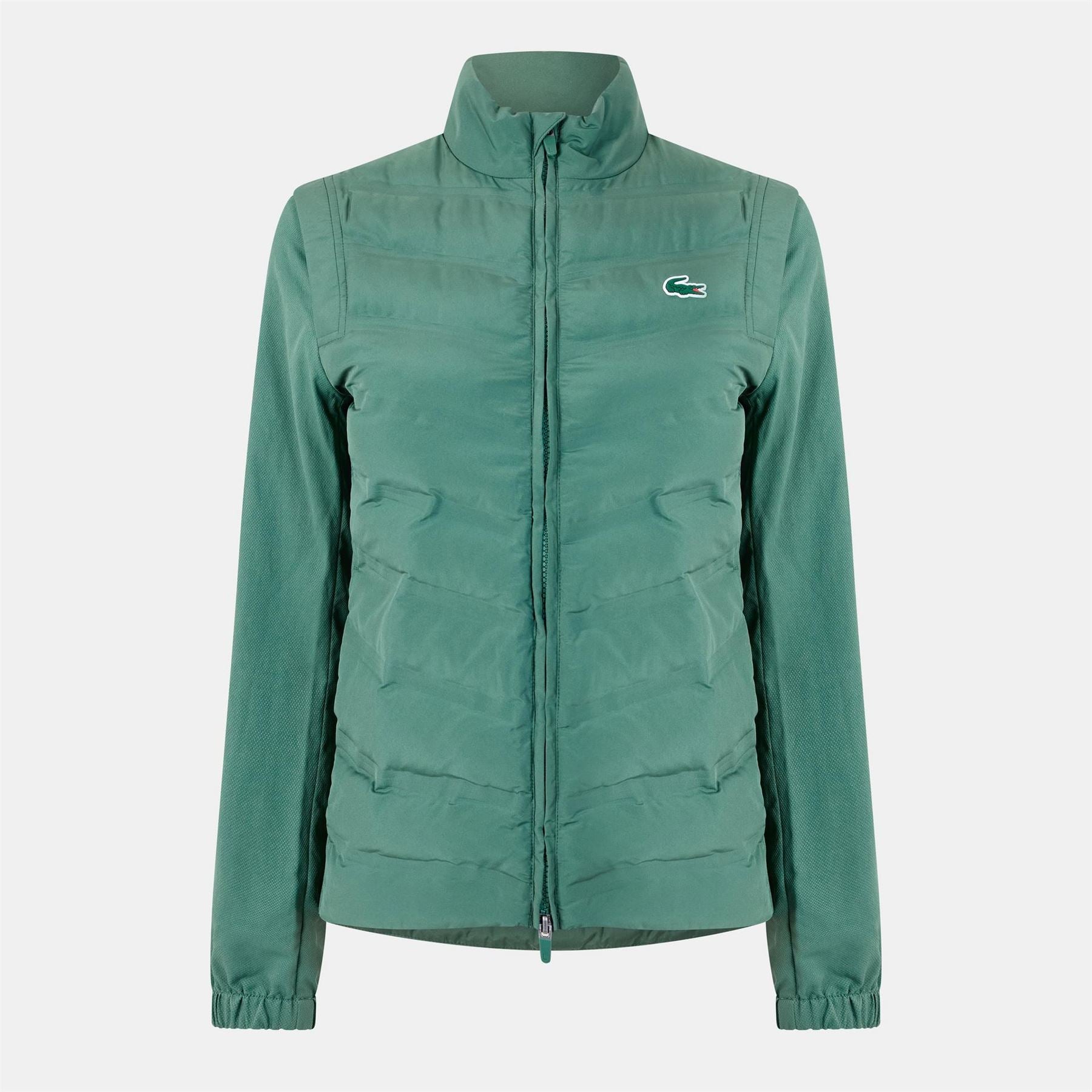 Lacoste Water Repellent Quilted Long Sleeve Performance Golf Jacket