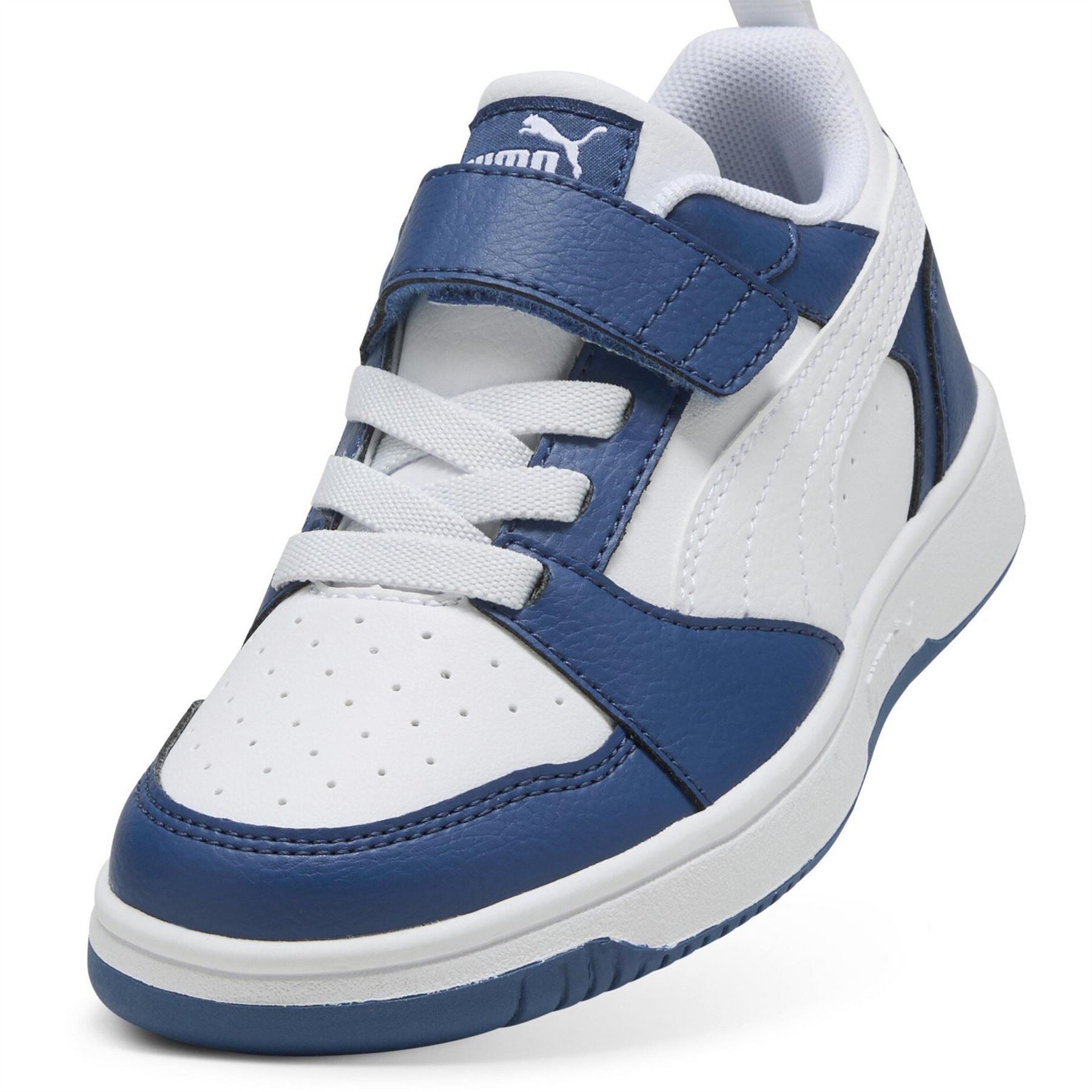 Puma Kids Rebound Lo Low Top Trainers