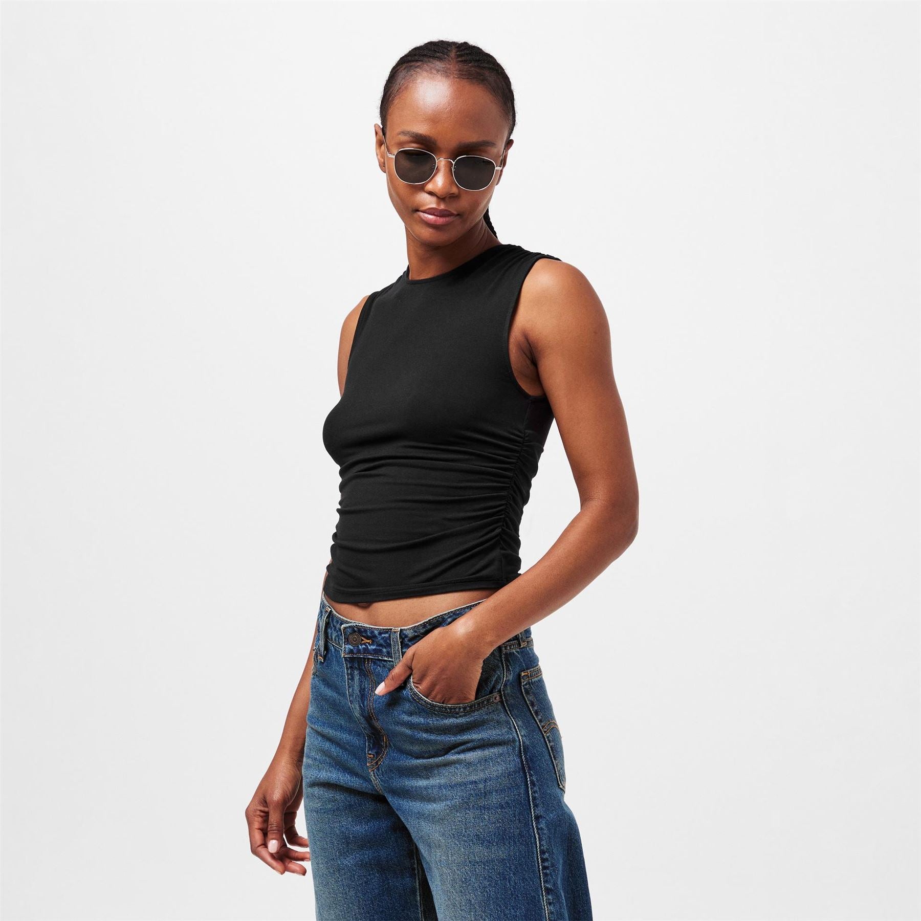 Levis Crystal Slim Fit Crew Neck Tank