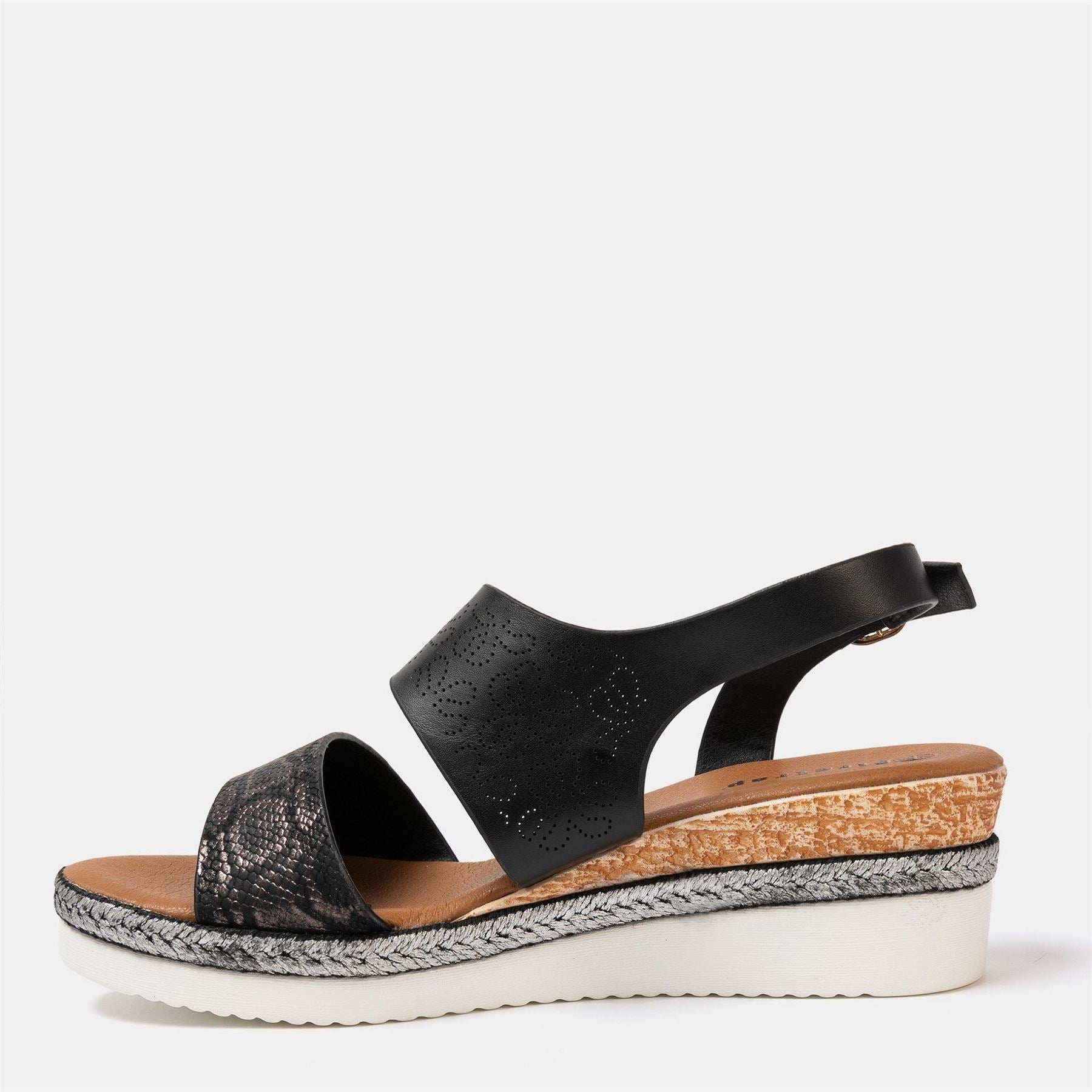 Firetrap Ella Ladies Back Strap Wedge Sandals