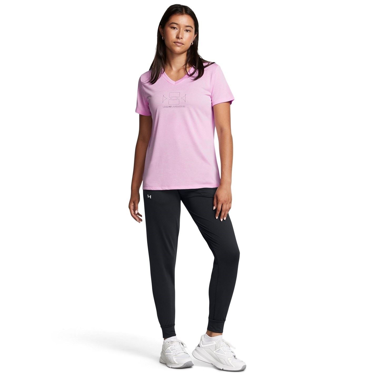 Under Armour Solid Patterned Joggers with Elastic Cuff