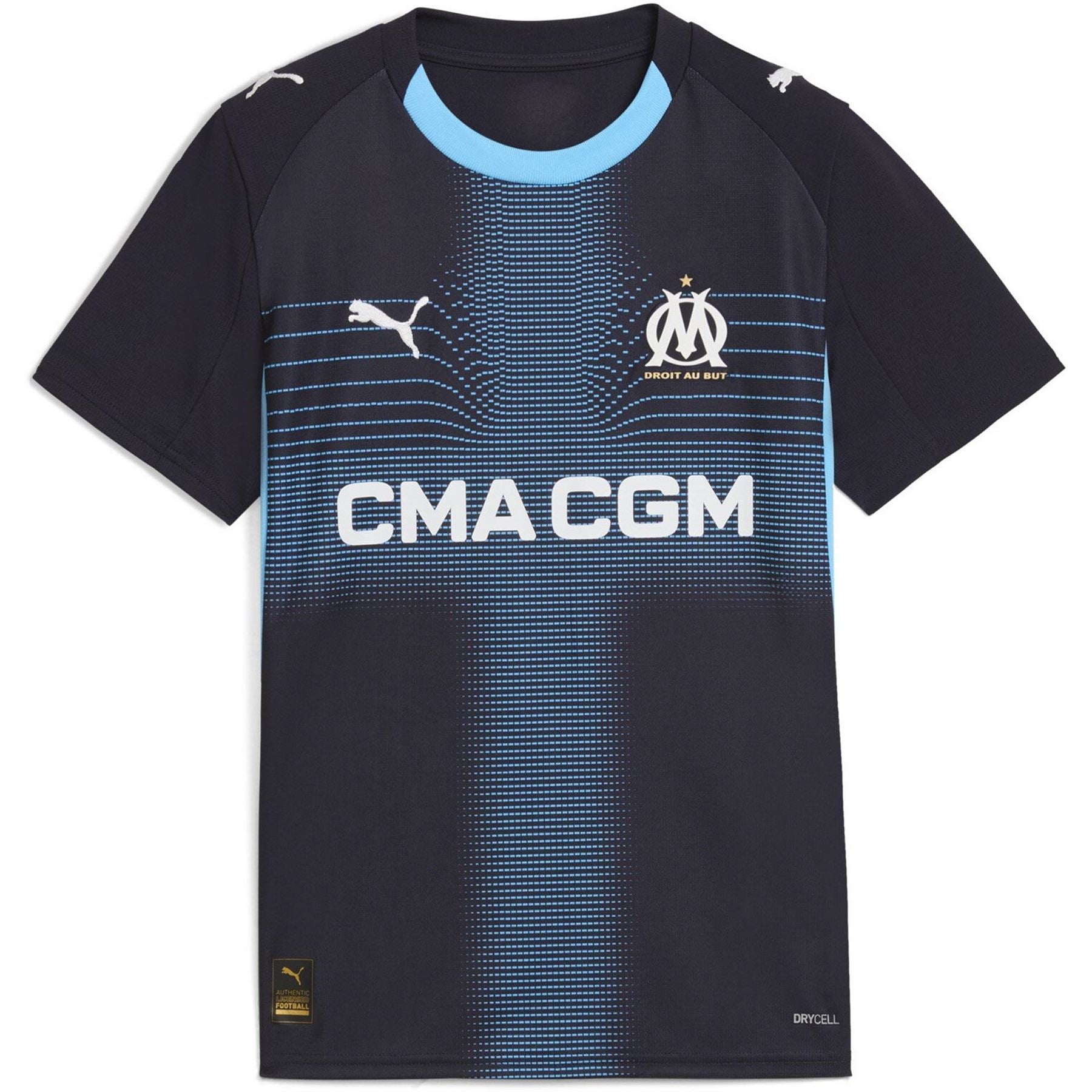 Puma Olympique Marseille Away Shirt 2025 2026 Juniors