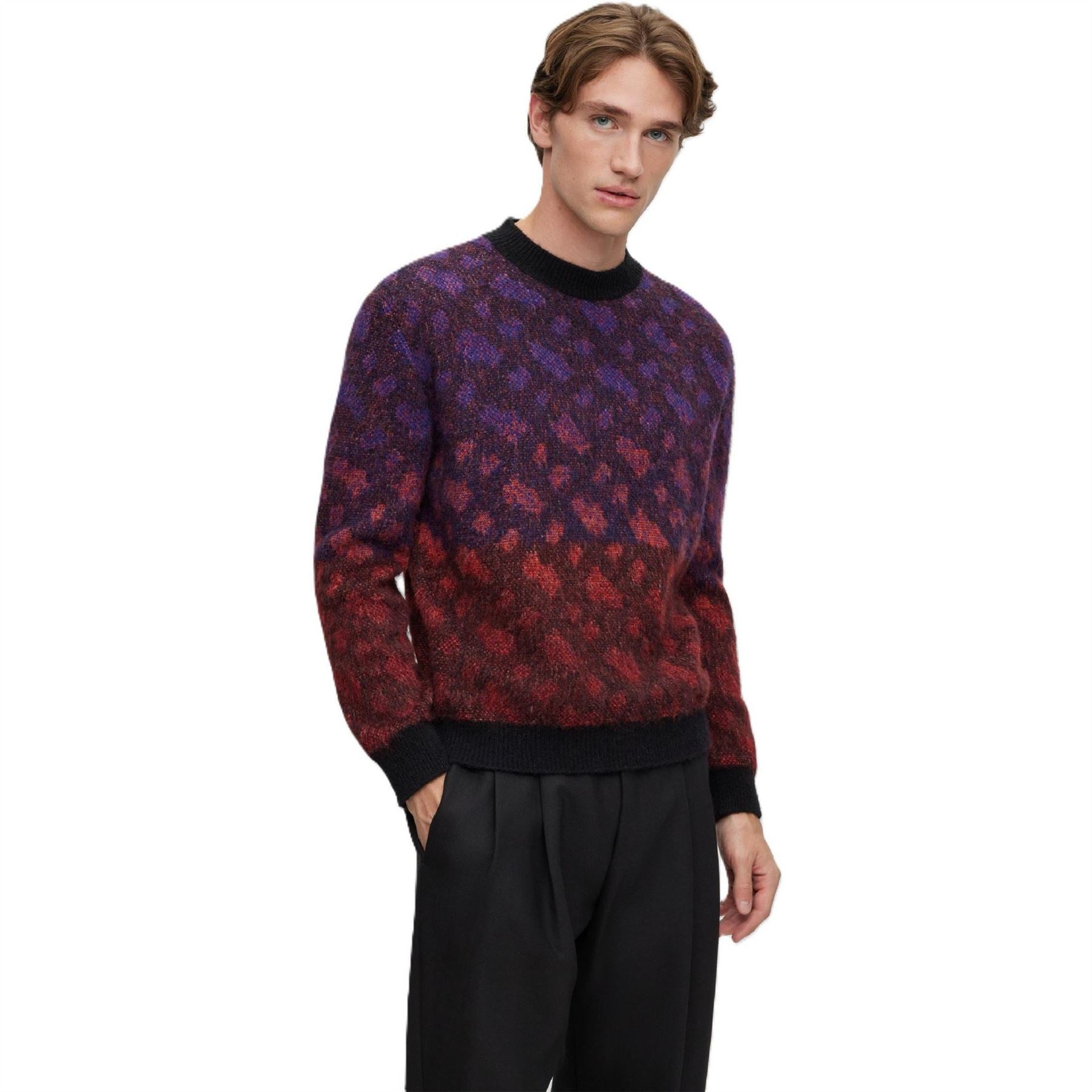 Boss Crew Neck Long Sleeve Regular Fit Sweater