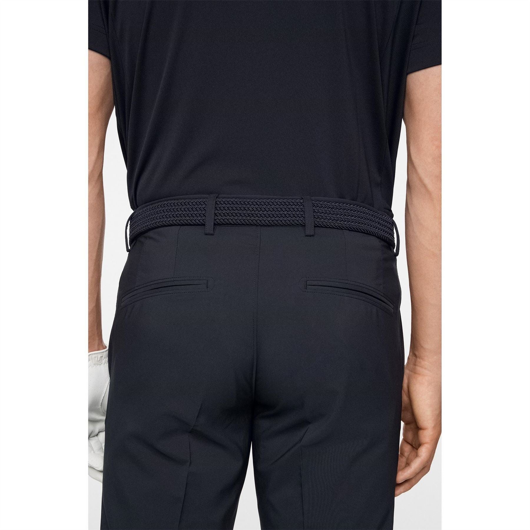 J Lindeberg Golf Elof Solid Patterned Slim Chinos