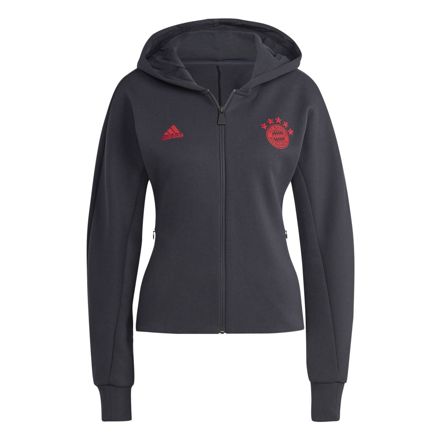 adidas Womens Bayern Munich Anthem Jacket Womens.