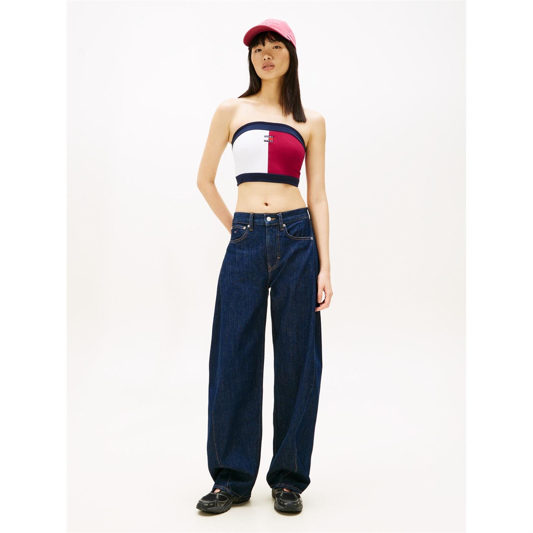Tommy Jeans Flag Tube Bandeau Top