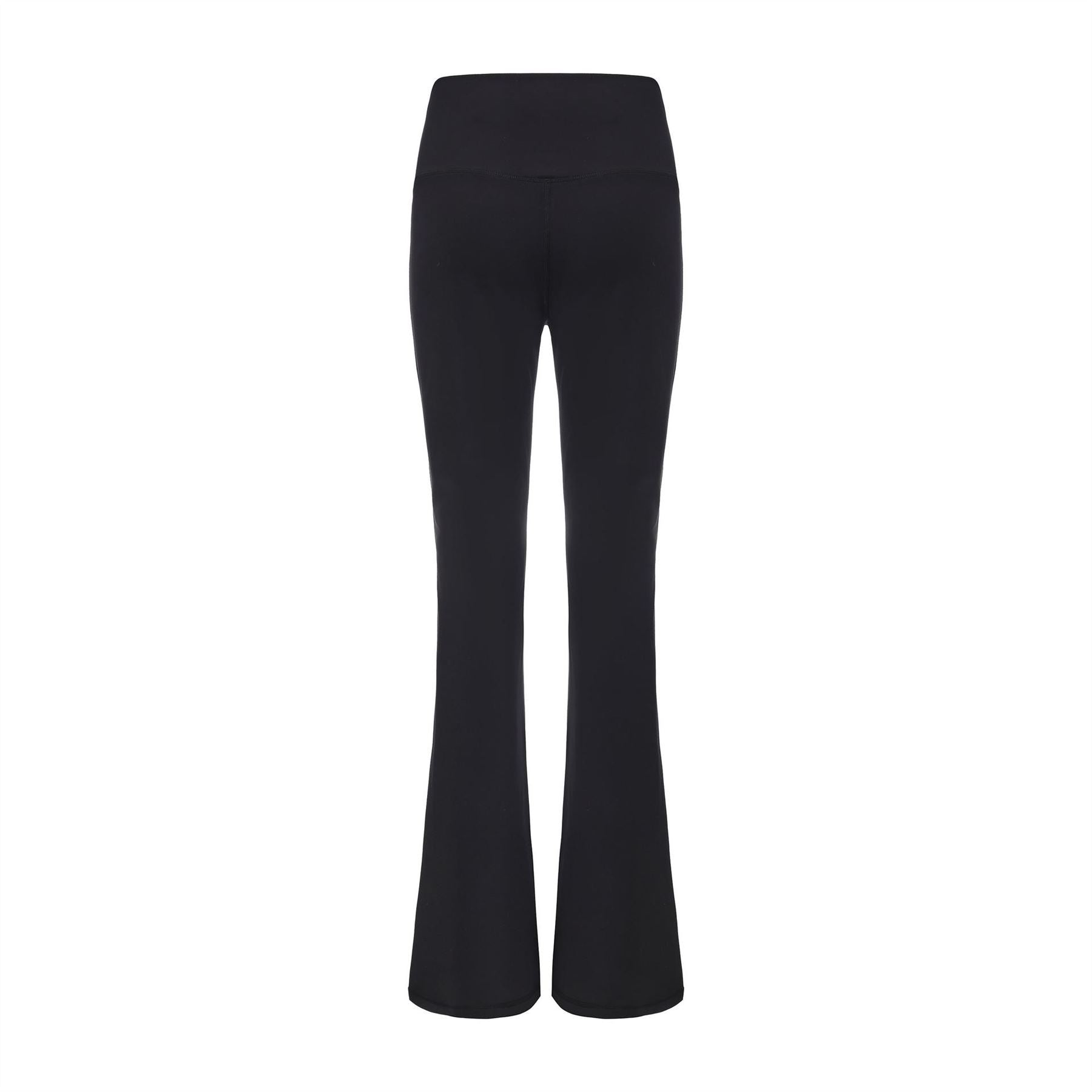 LA Gear Womens Crossover Waist Flared Leggings