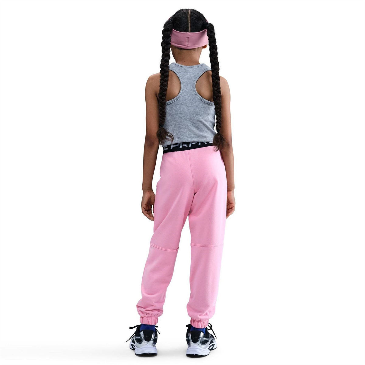 Nike Pro Fleece Solid Patterned Slim Joggers