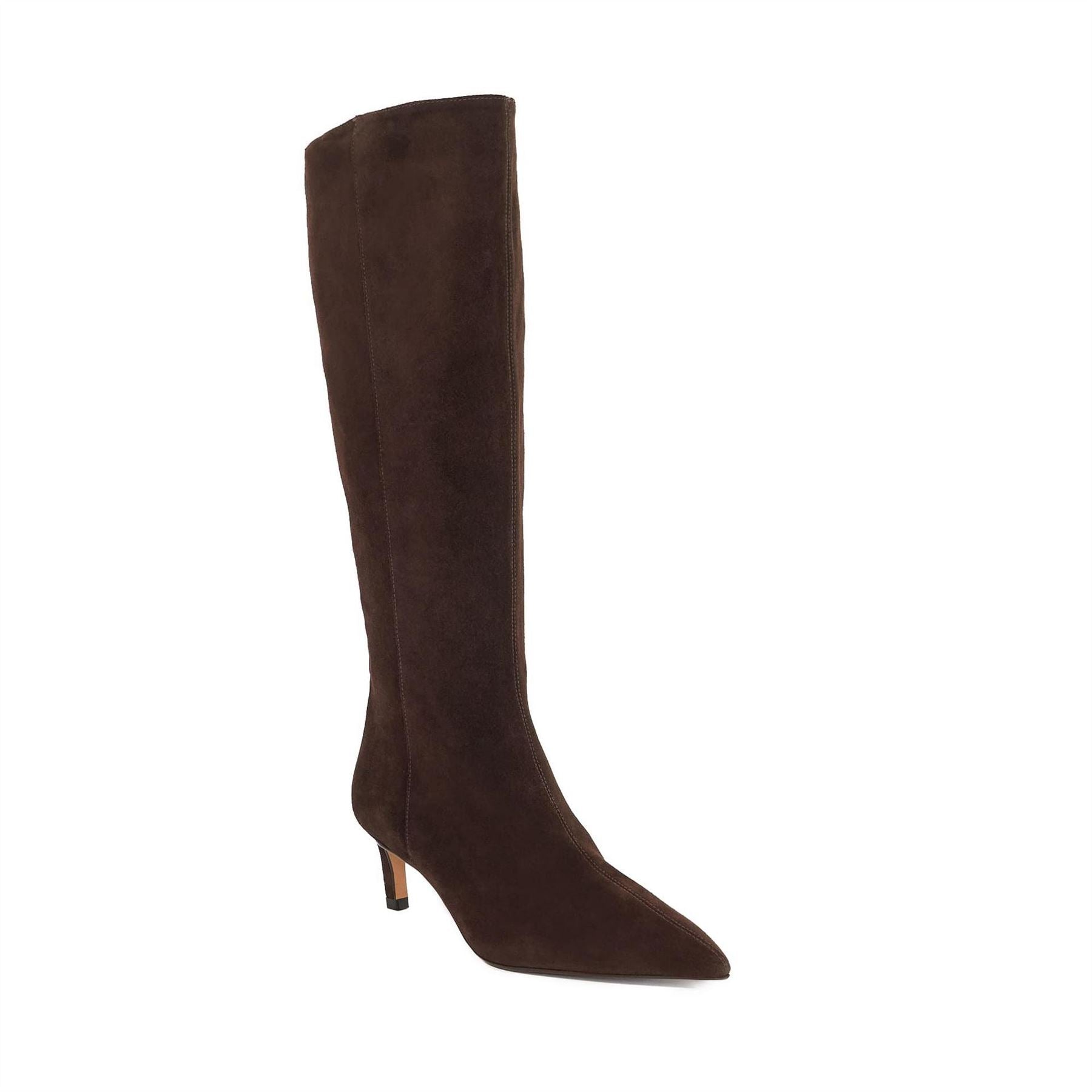 Dune London Smoothly Knee High Boots with Almond Toe