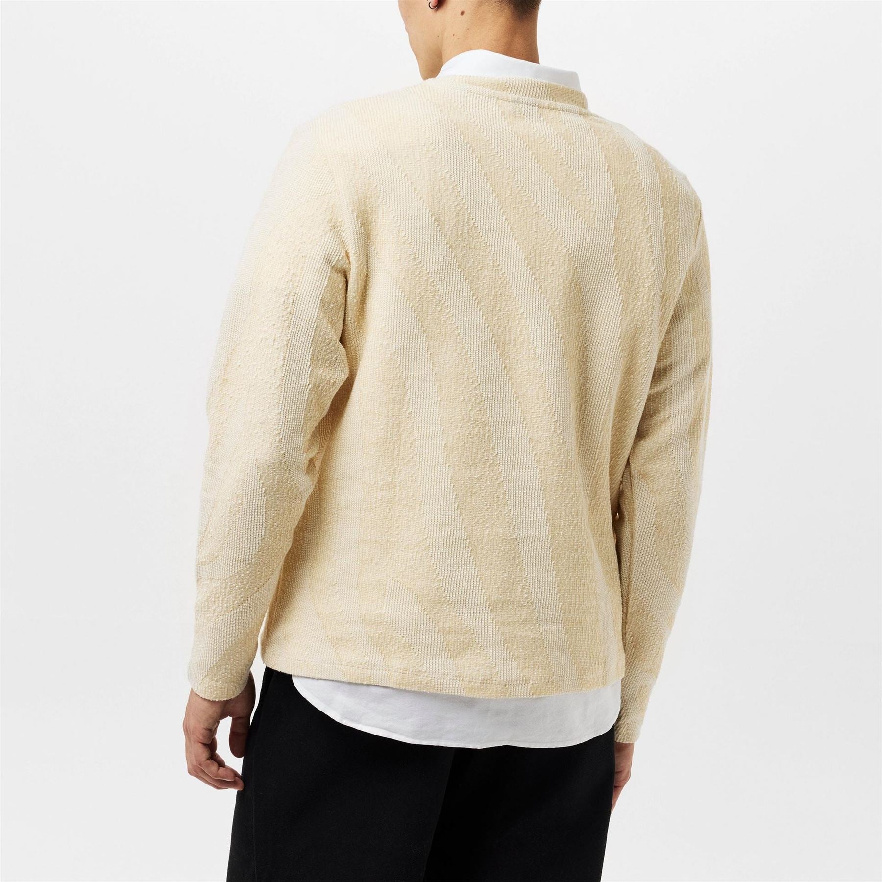 Jack and Jones Pattern Crew Neck Regular Fit Sweater
