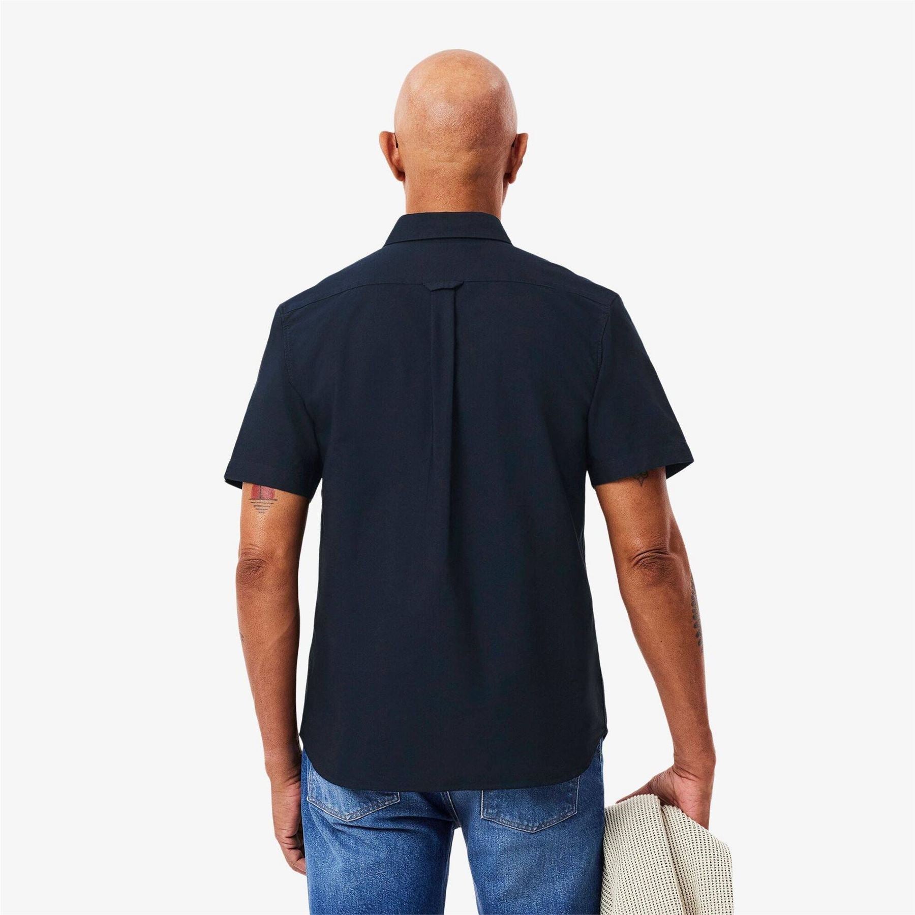 Lacoste Mens Short Sleeve Oxford Shirt