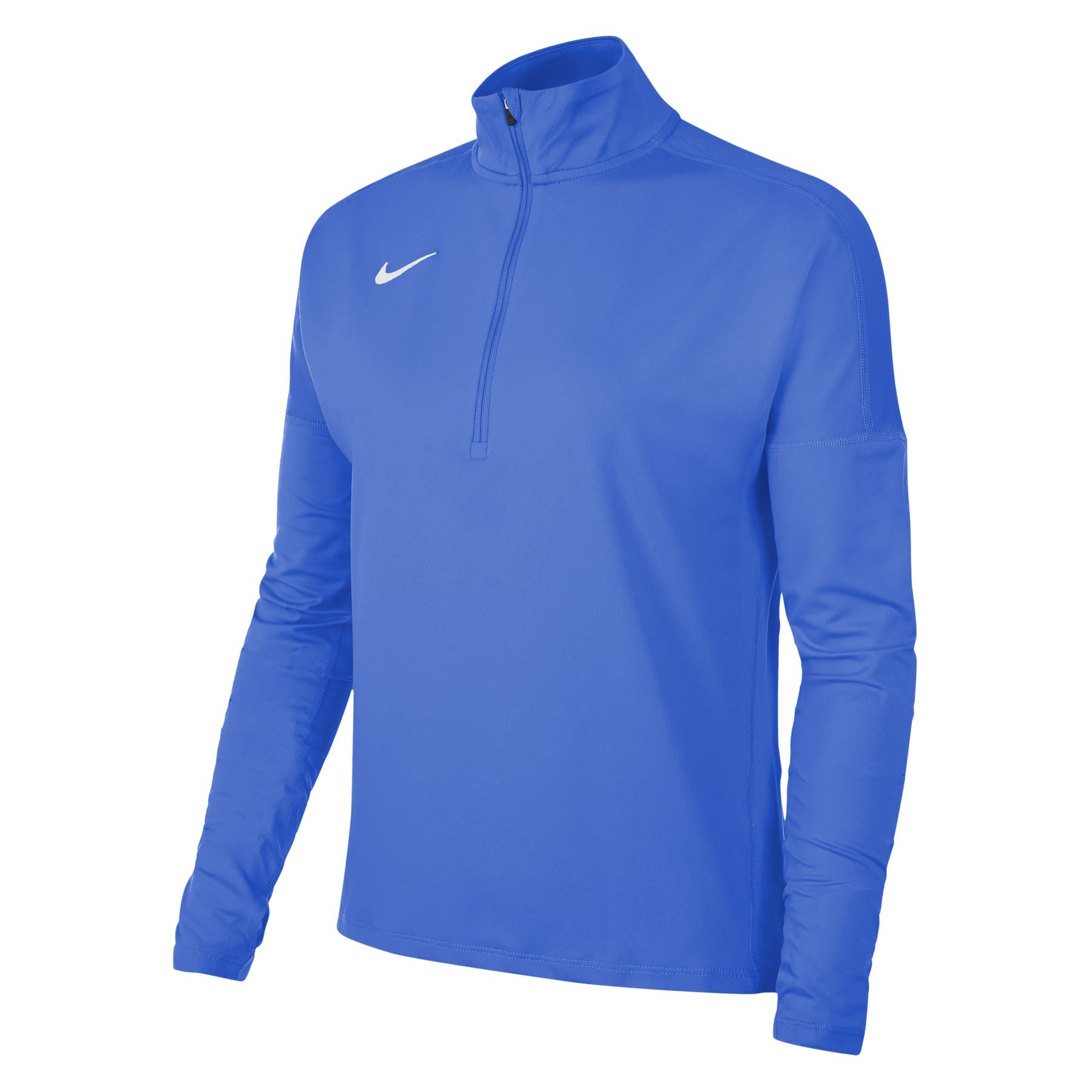 Nike Front Zipper Pocket Funnel Neck Long Sleeve Athletic Top