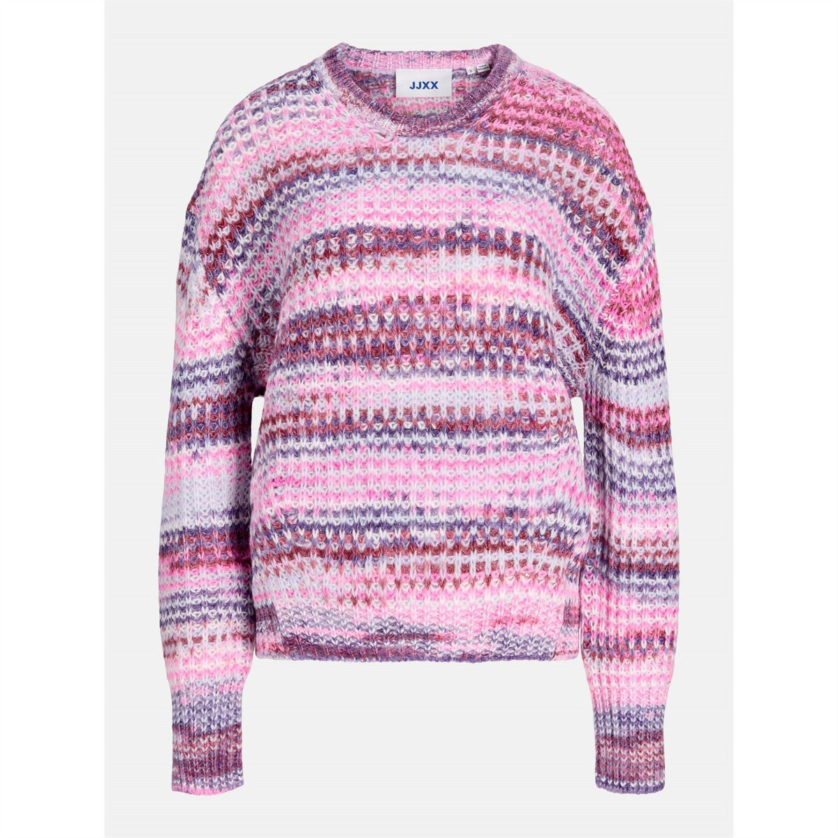 JJXX Space Dye Crew Neck Long Sleeve Sweater