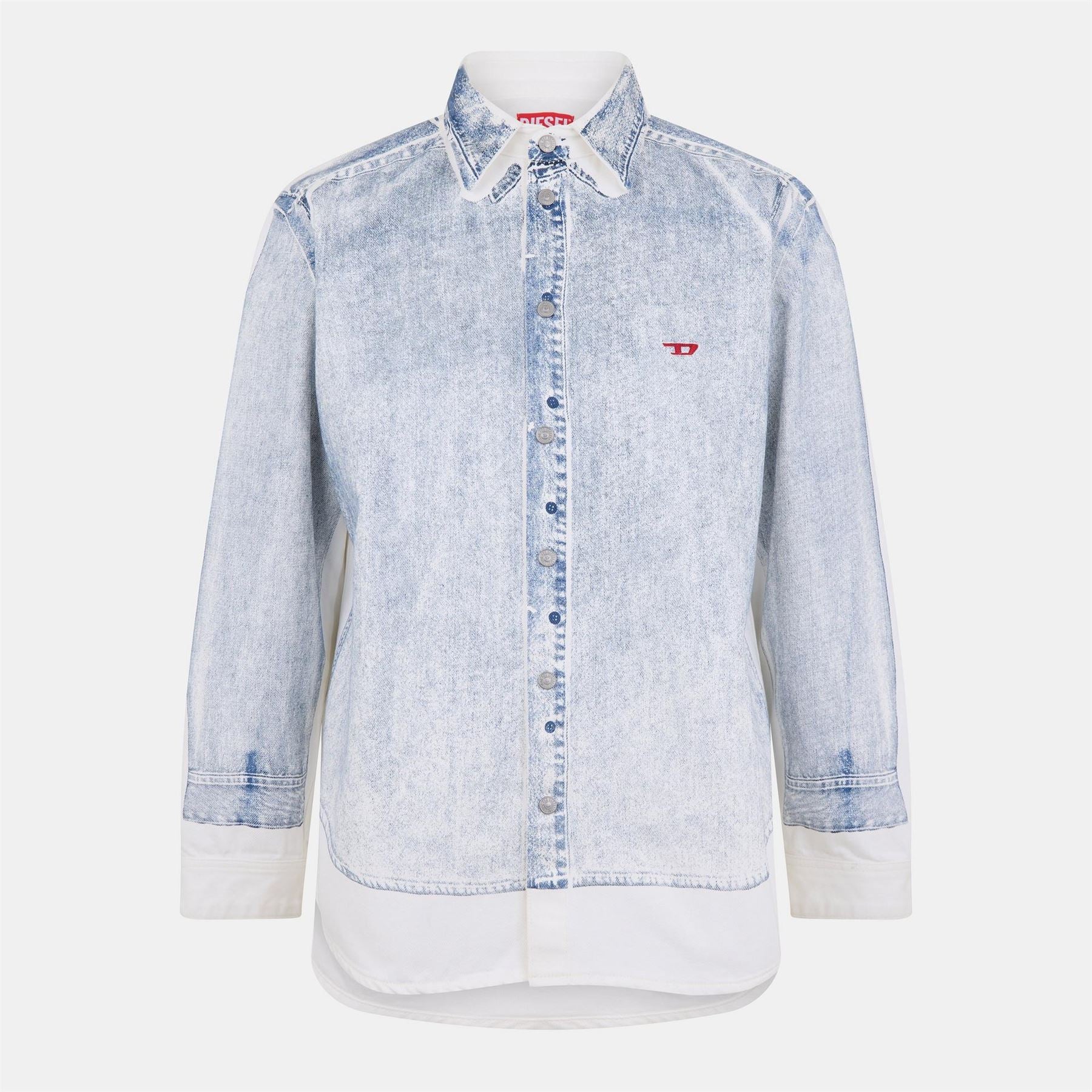 Diesel Long Sleeve Plain Shirt
