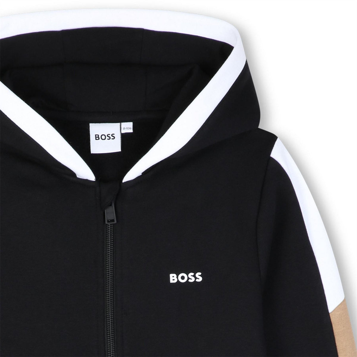 Boss Long Sleeve Full Zip Fleece Hoodie