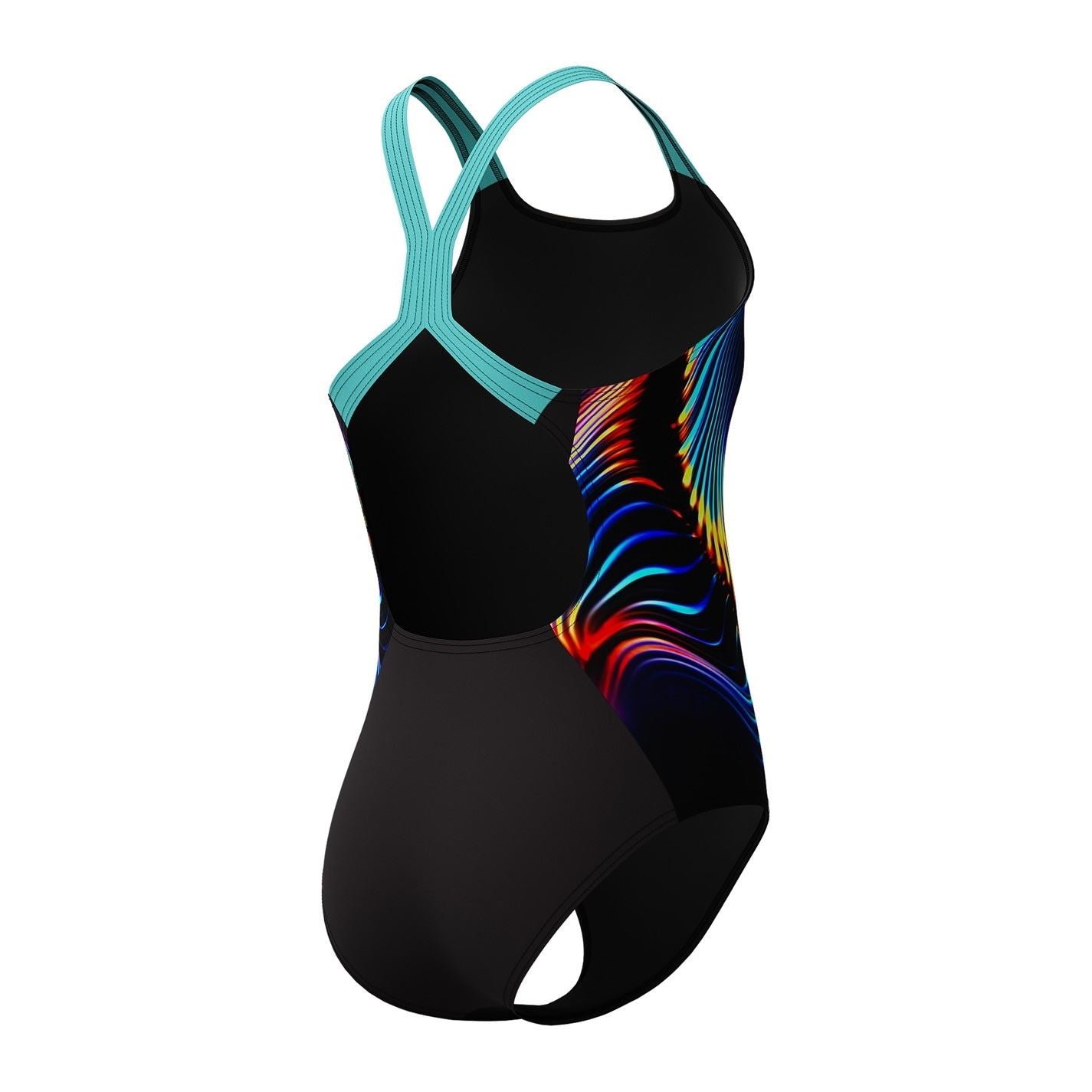 Speedo Placement Digital Powerback Swimsuit