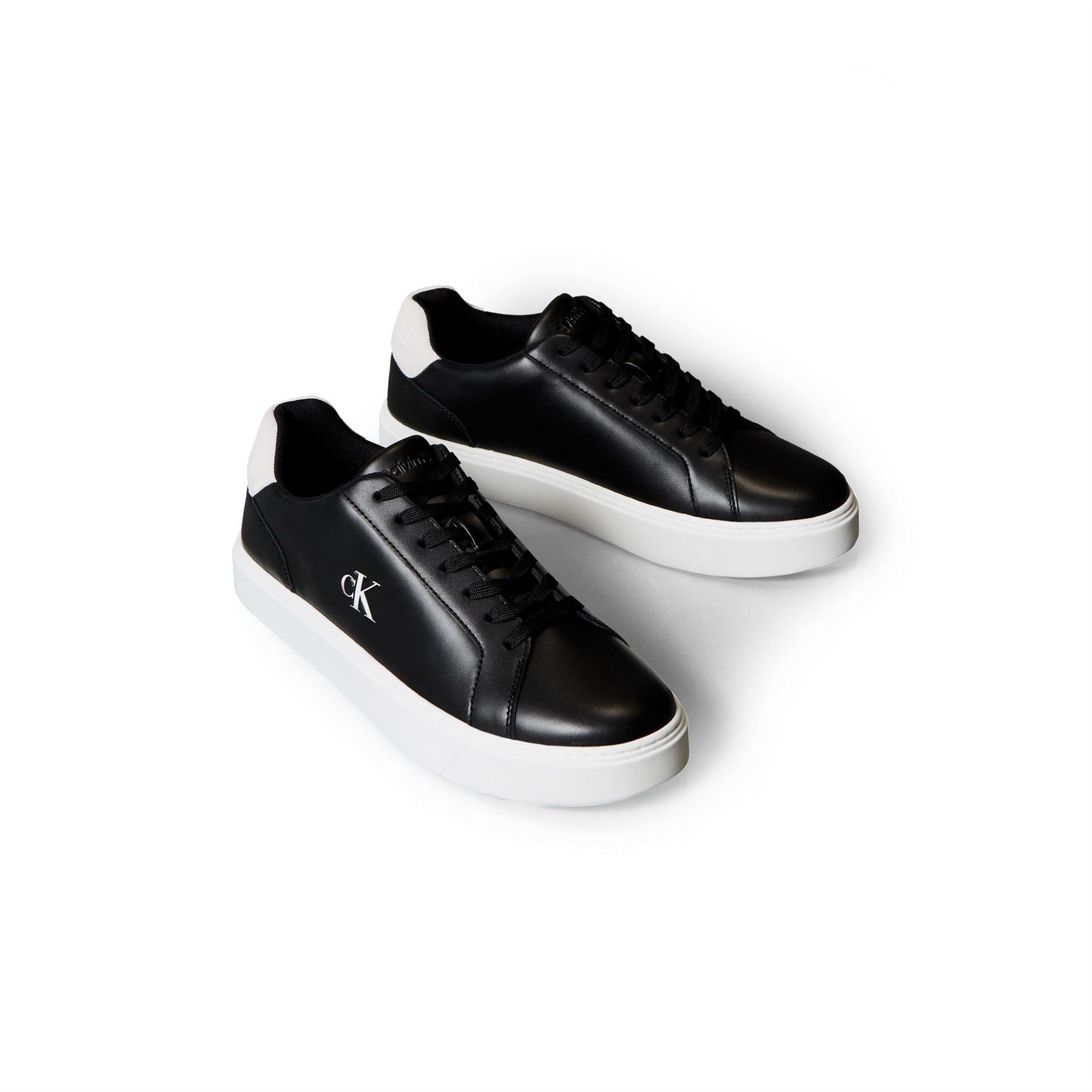 Calvin Klein Leather Classic Cup Low Top Trainers