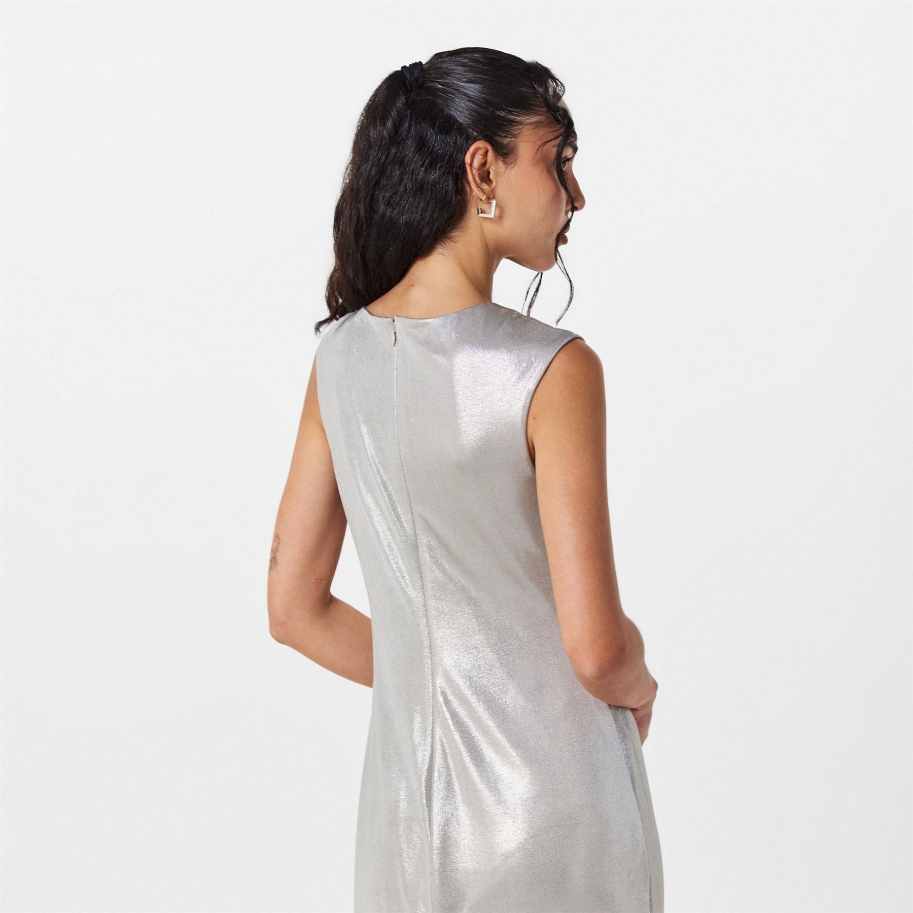 Lauren by Ralph Lauren Keilly Crew Neck Maxi Gown Dress