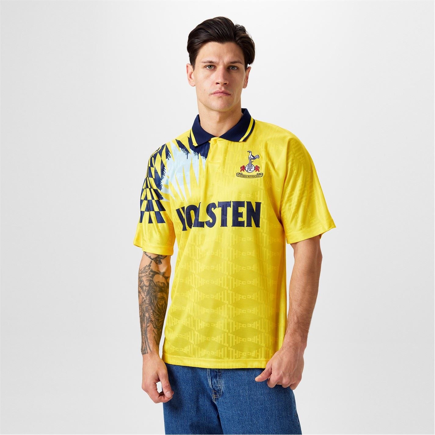 Score Draw Tottenham Hotspur Retro Away Shirt 92 Adults