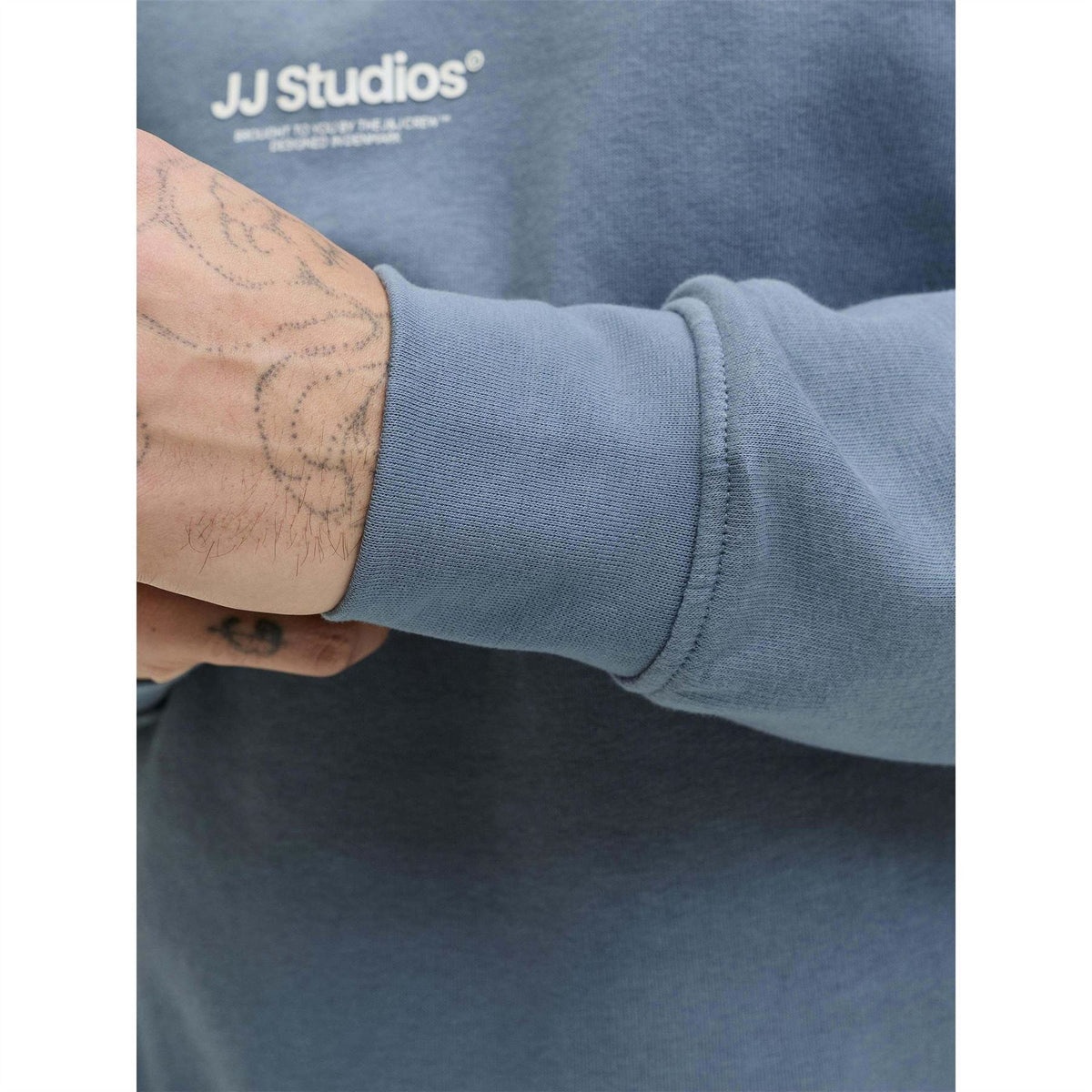 Jack and Jones Jjesoho Sweatshirt Quarter Zip Cotton Fleece Top