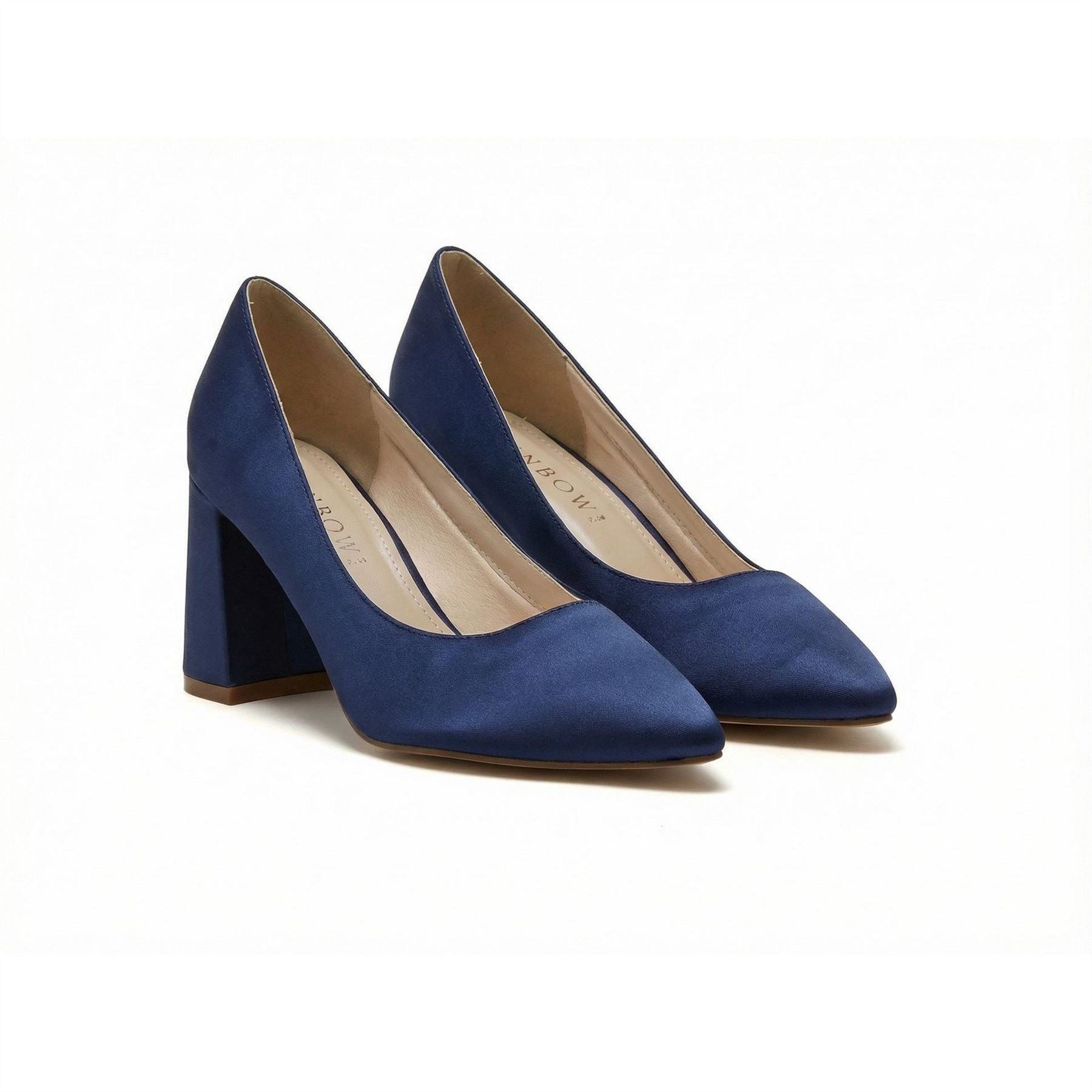 Rainbow Block Court Shoes