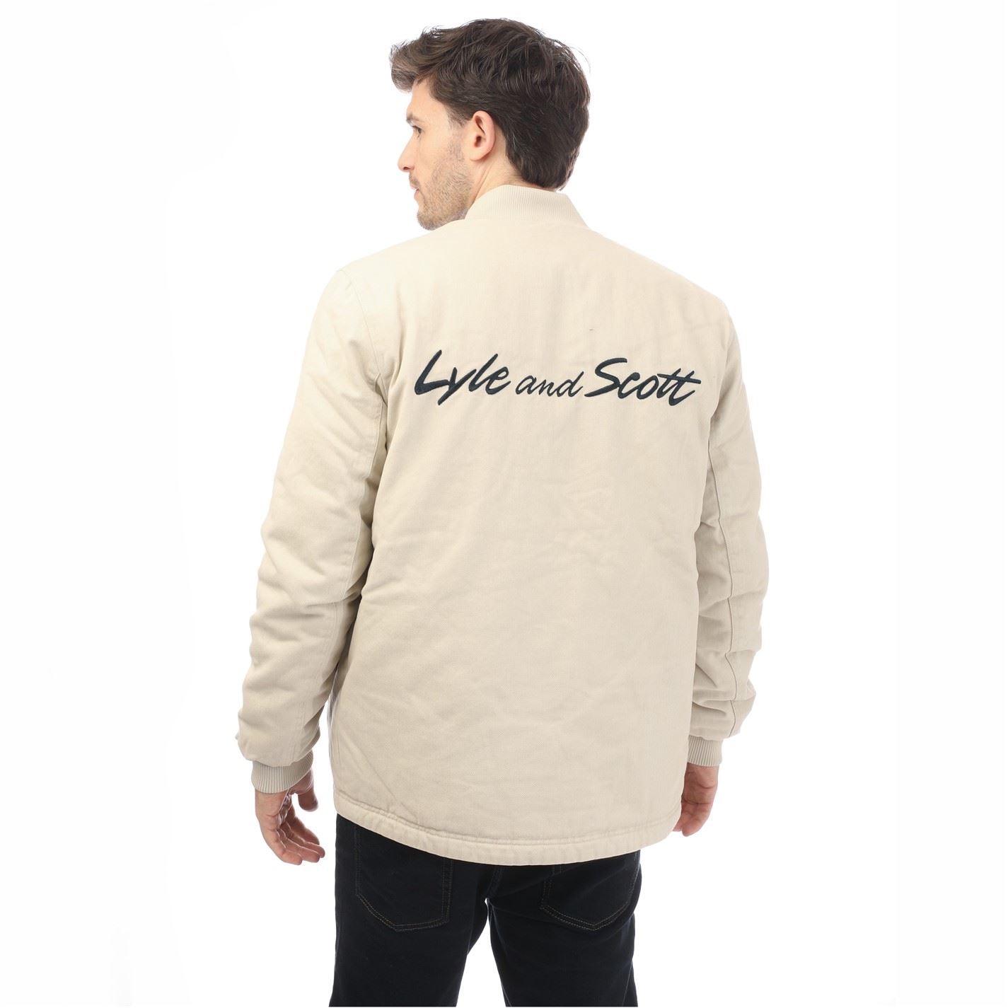 Lyle and Scott Petite Collared Neck Bomber Jacket