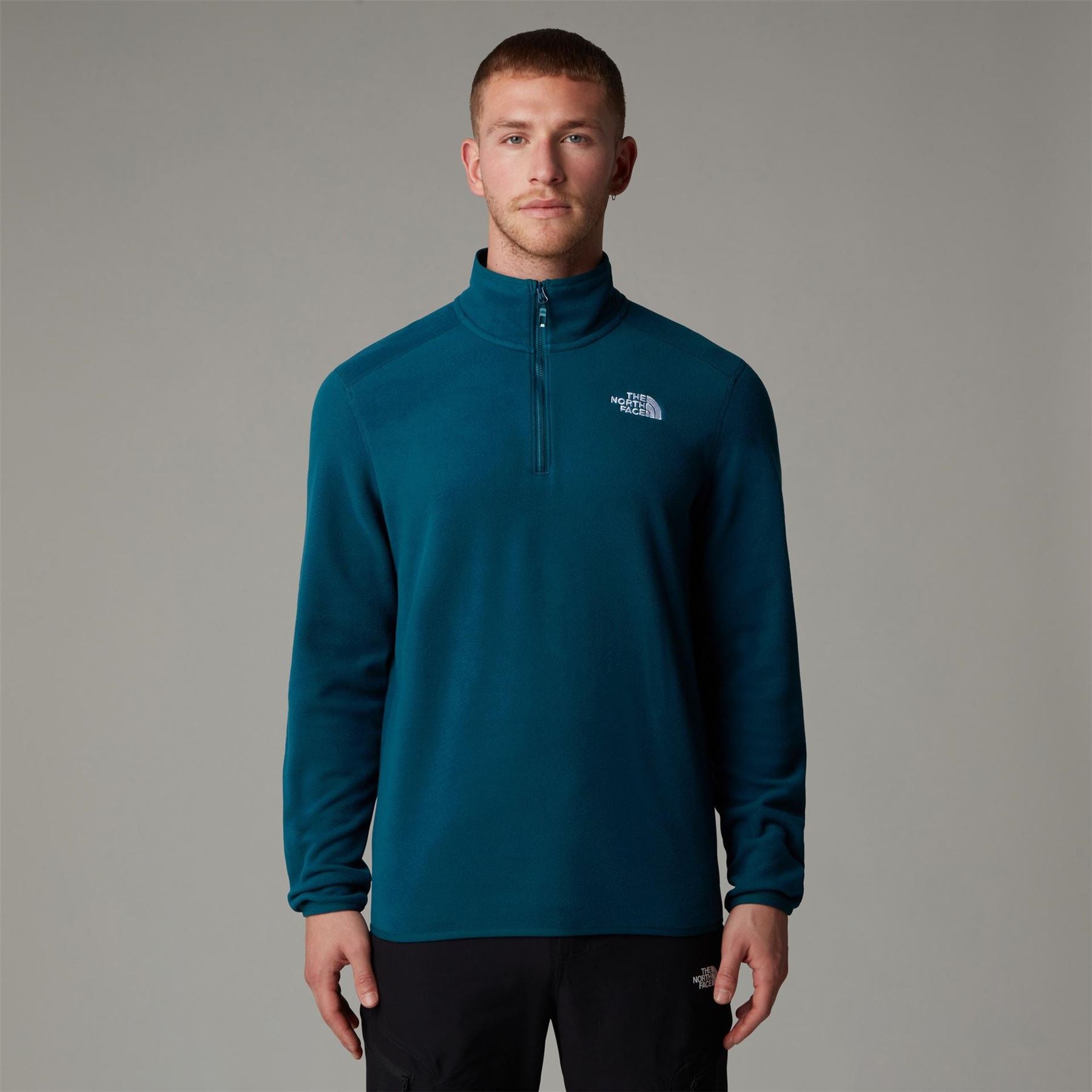 The North Face Mens 100 Glacier Quarter Zip Fleece