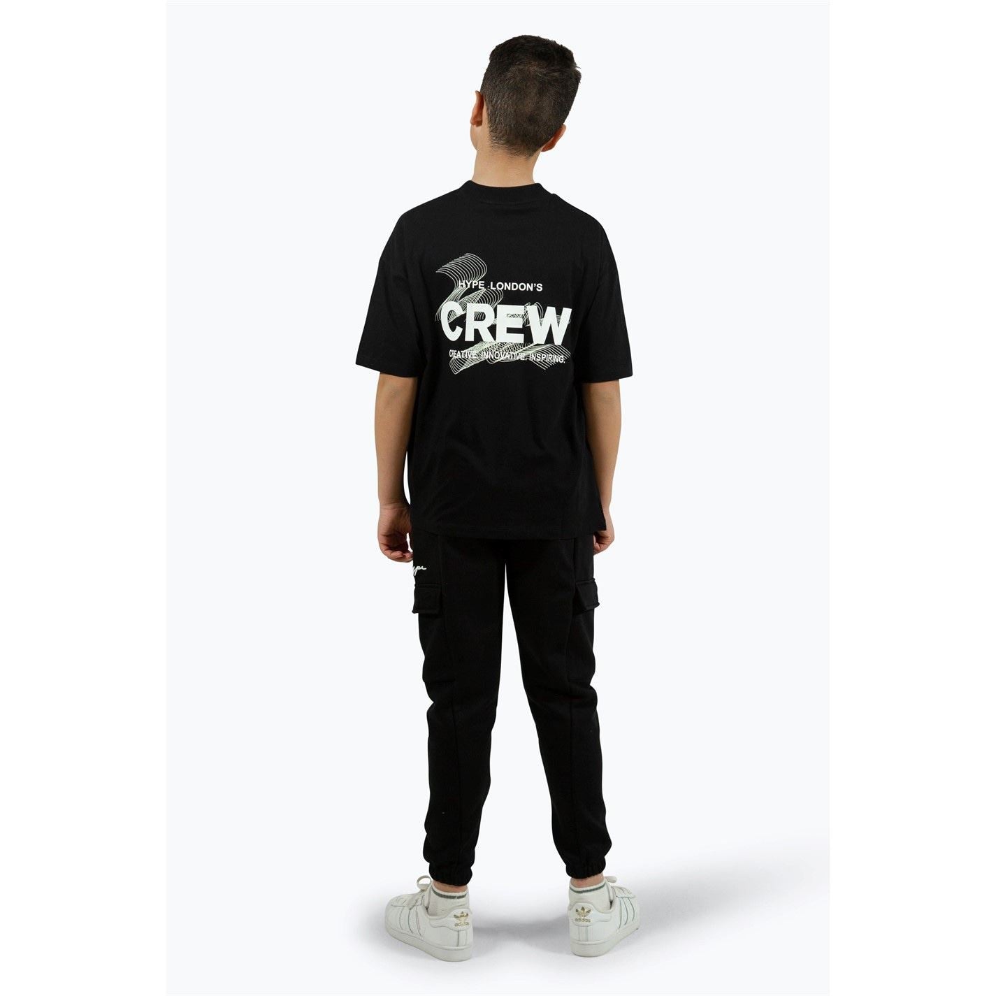 Hype Oversize Fit Crew Neck Short Sleeve T-Shirt