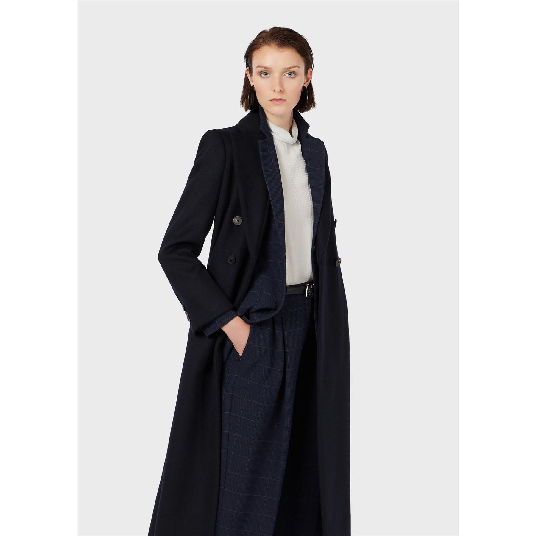 Emporio Armani Wide Leg Trousers