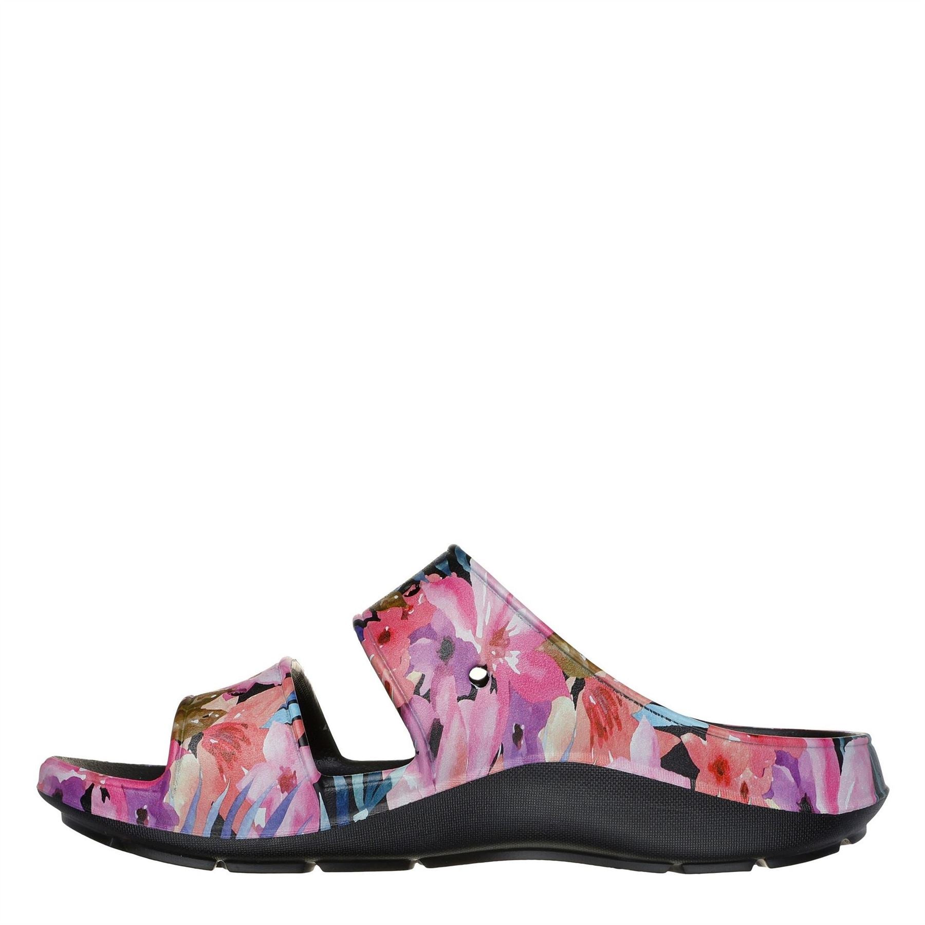 Skechers Archfitwave Closed Toe Leaf Print Shuv Sandals