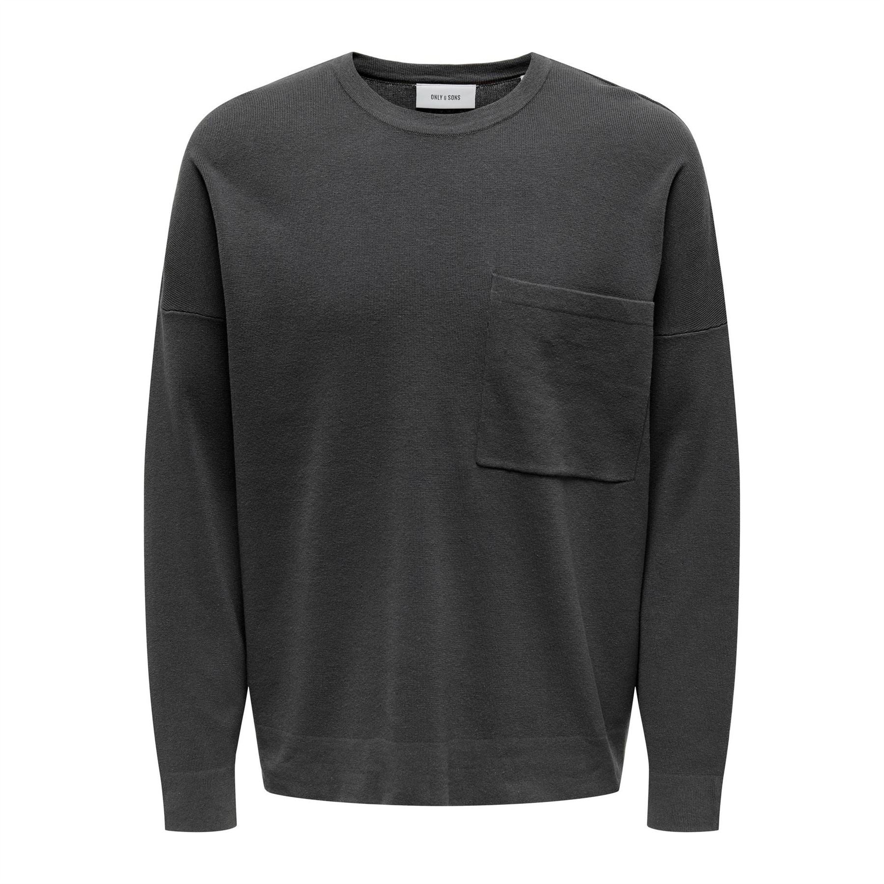 Only Relaxed Fit Crew Neck Long Sleeve Sweatshirt