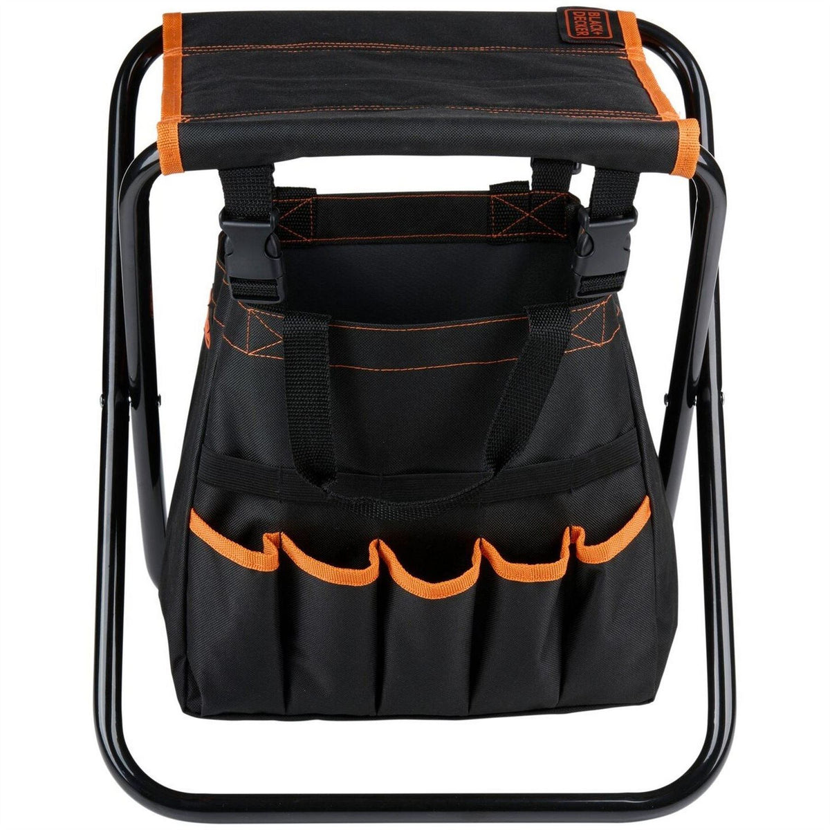 Black and Decker Garden Stool With Tool Bag