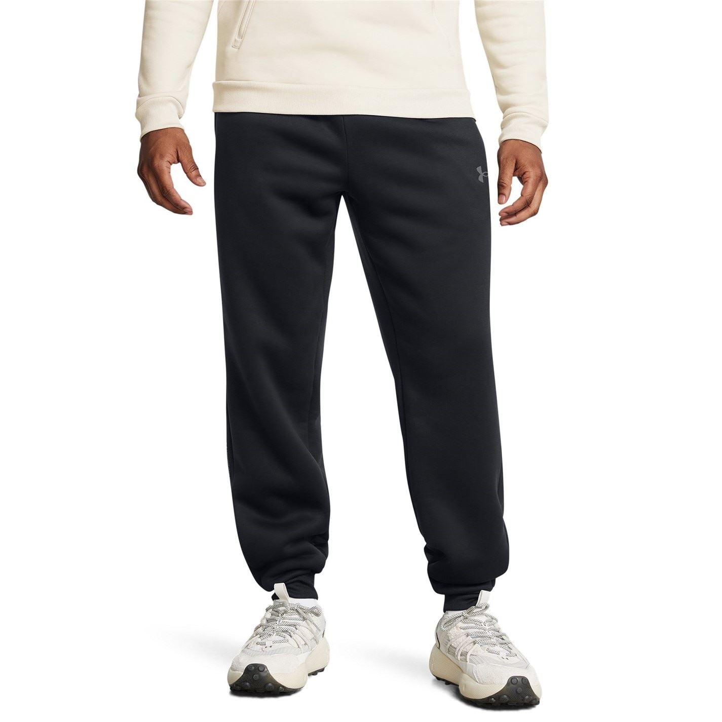 Under Armour Solid Patterned Fleece Pro Joggers
