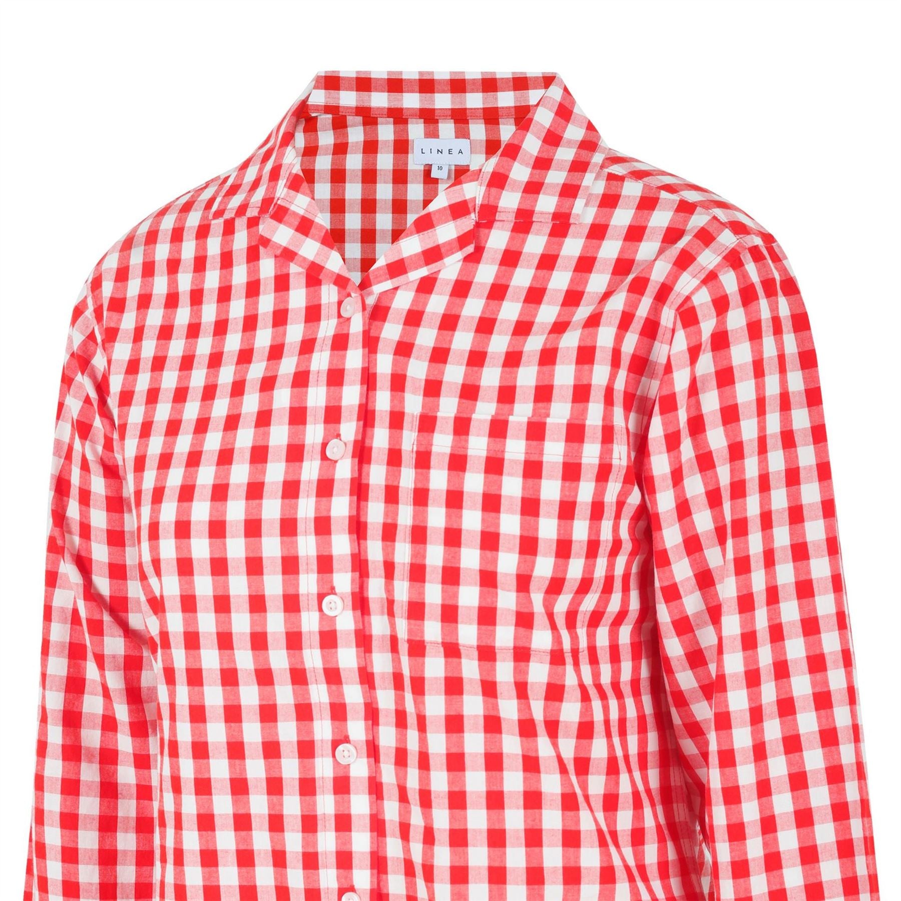Linea Boxy Relaxed Fit Long Sleeve Pyjama Top