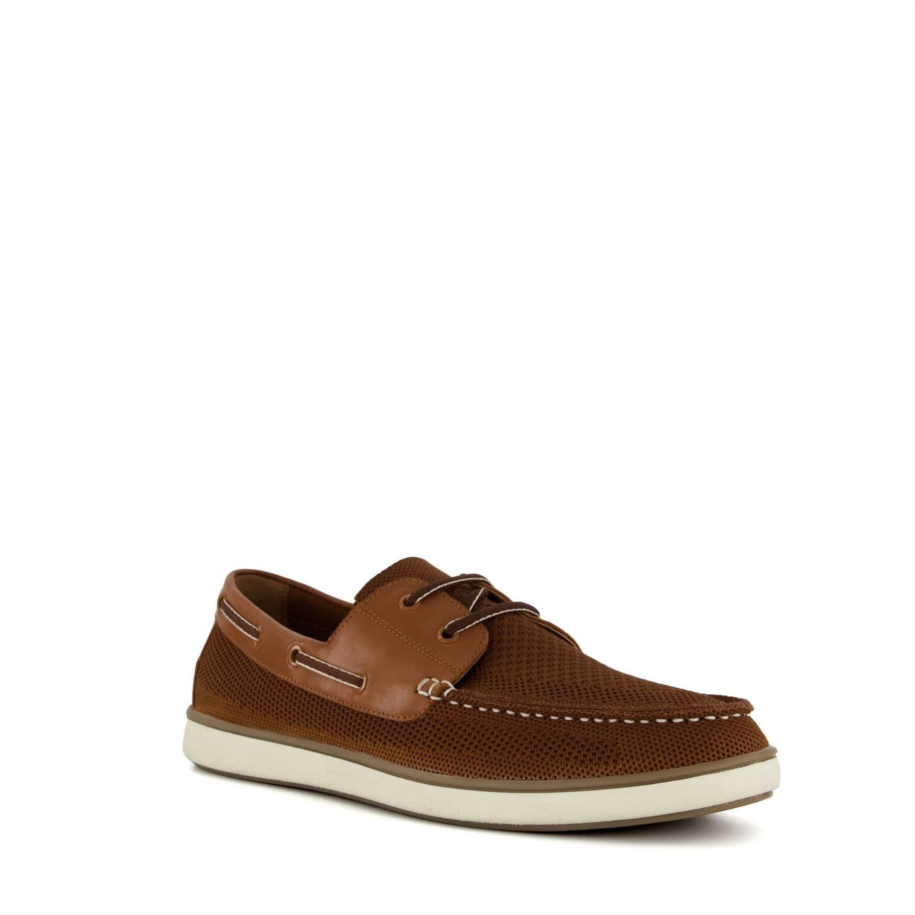 Dune London Flat Heel Round Toe Boat Shoes