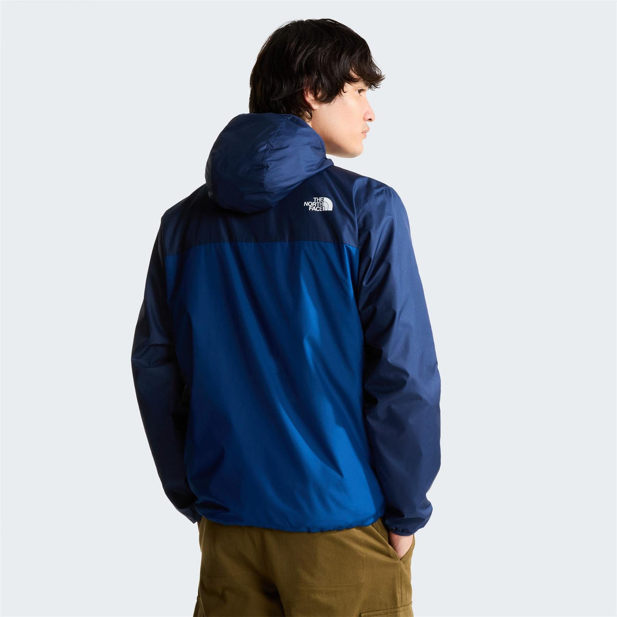 The North Face Nuketo Color Block Hooded Rain Jacket with Storm Flap
