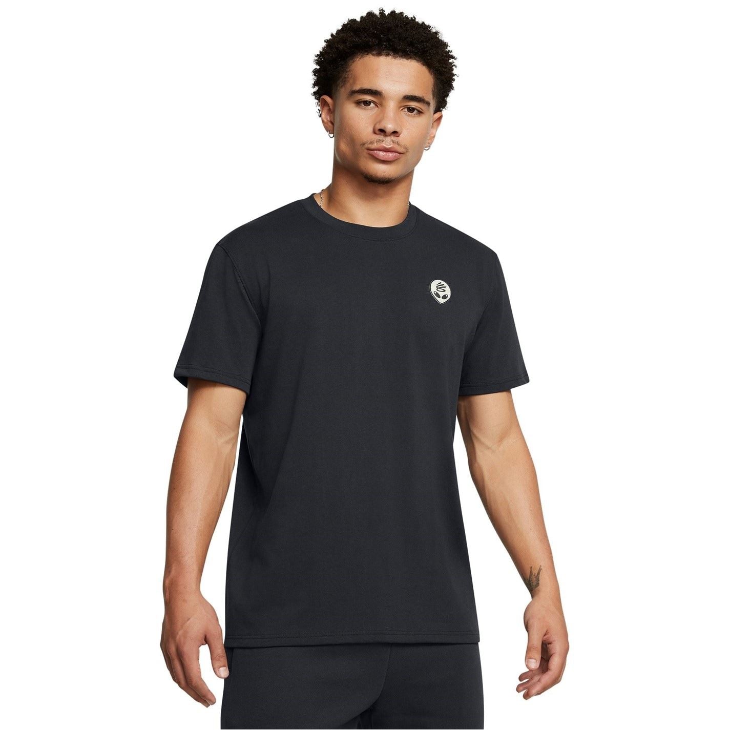 Under Armour Mens Curry Alien Heavyweight T-Shirt