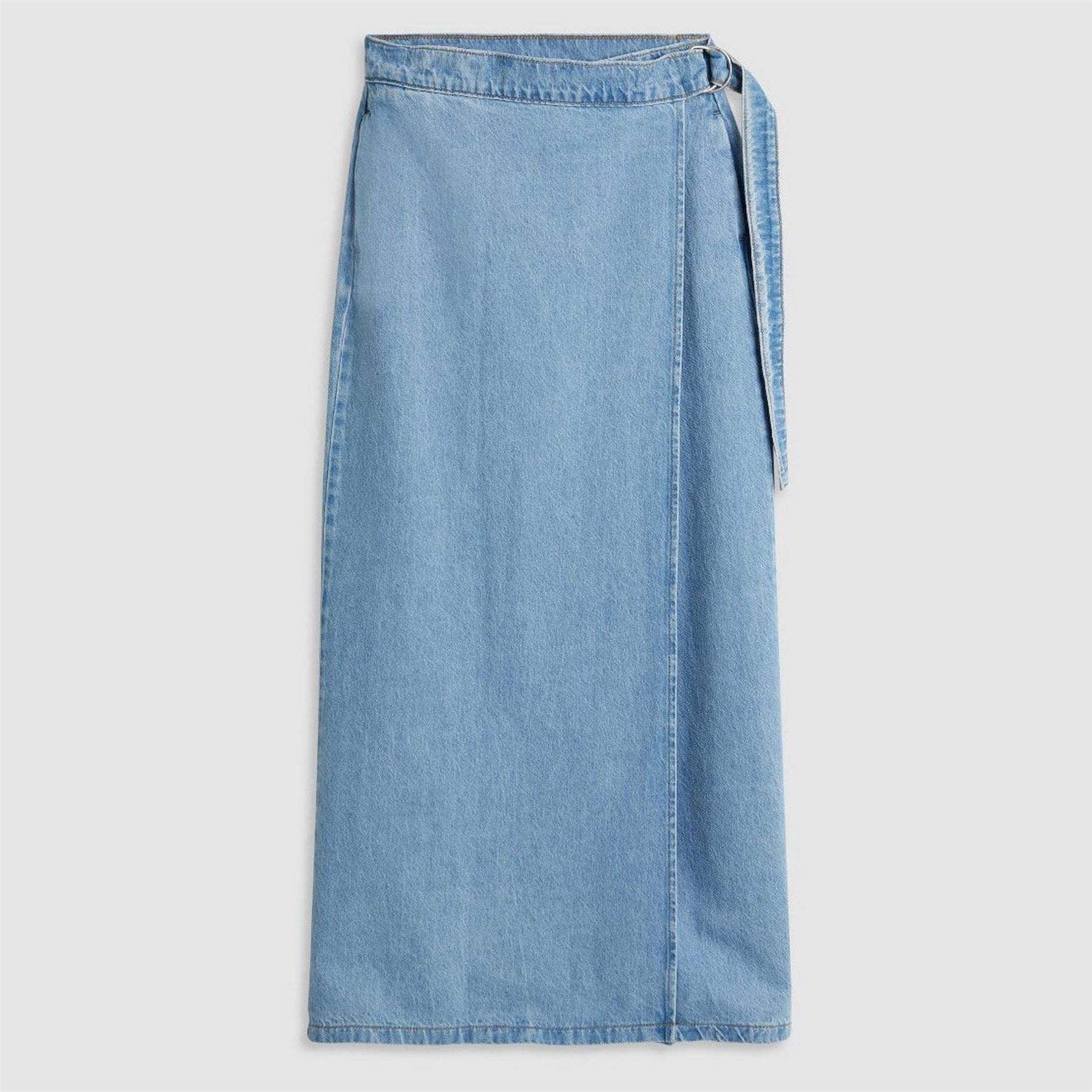 Levis Column Wrap Skirt Wrapped In B