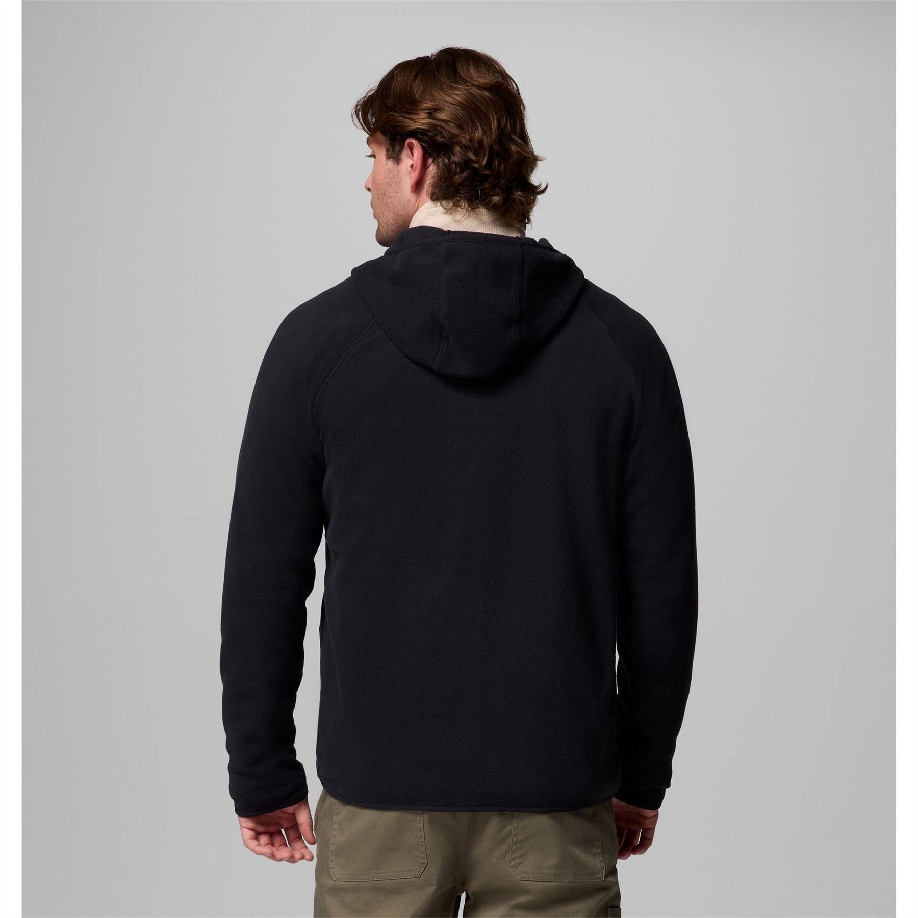 Columbia Fast Solid Patterned Hooded Neck Full Zipper Ribbed Cuff Jacket