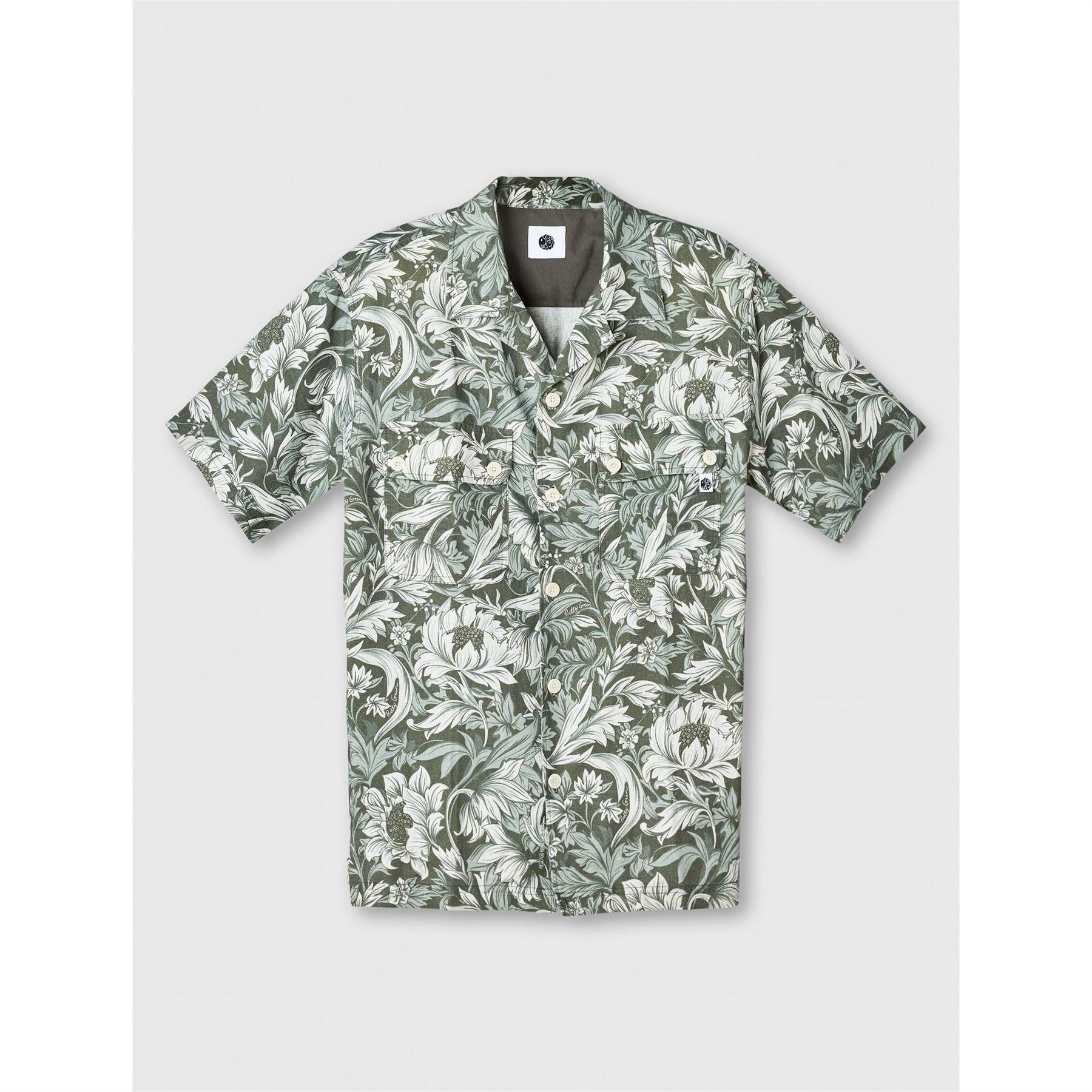 Pretty Green Patterned Short Sleeve Shirt