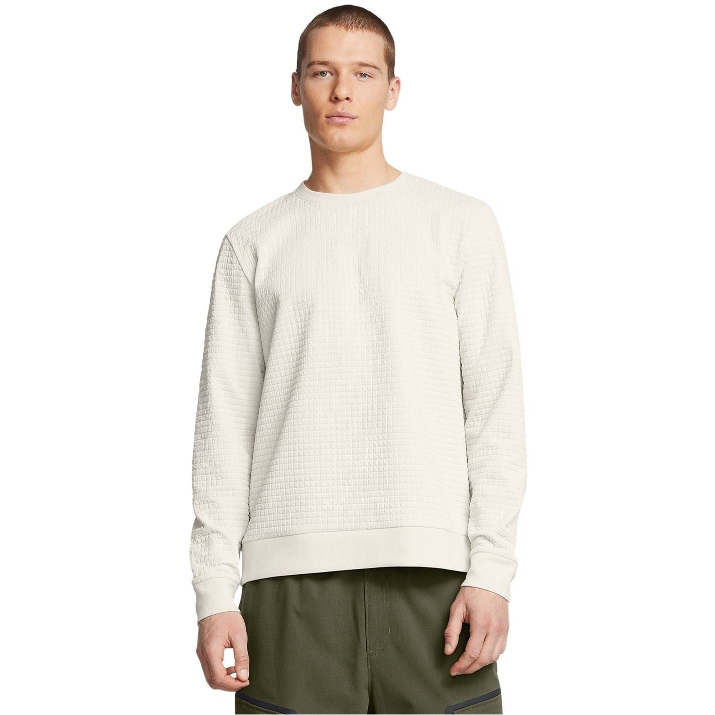Under Armour Unstoppable Crew Neck Ribbed Collar Long Sleeve Sweater