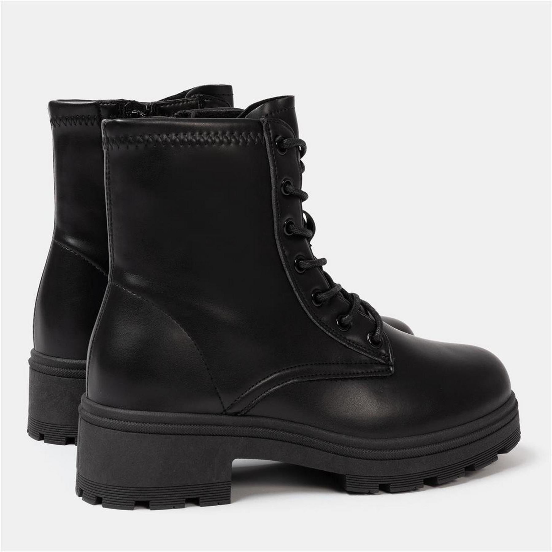 I Saw It First Womens Saw It First Biker Ankle Boots