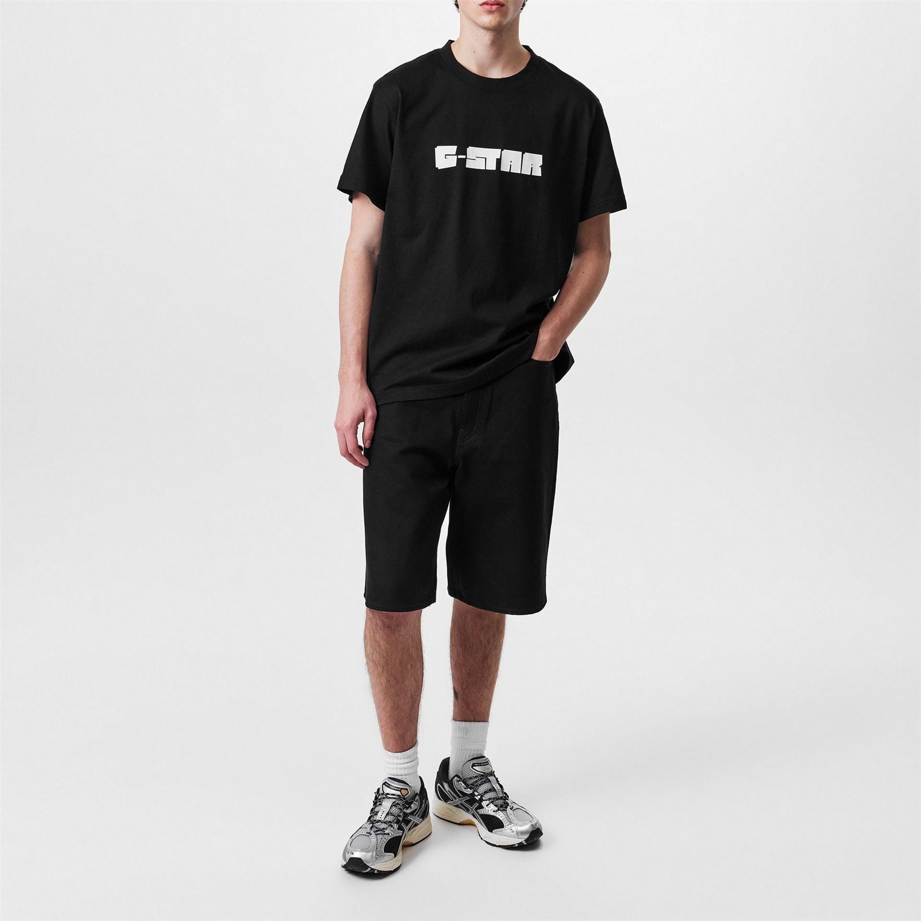 G Star Script Lettering Regular Fit T-Shirt