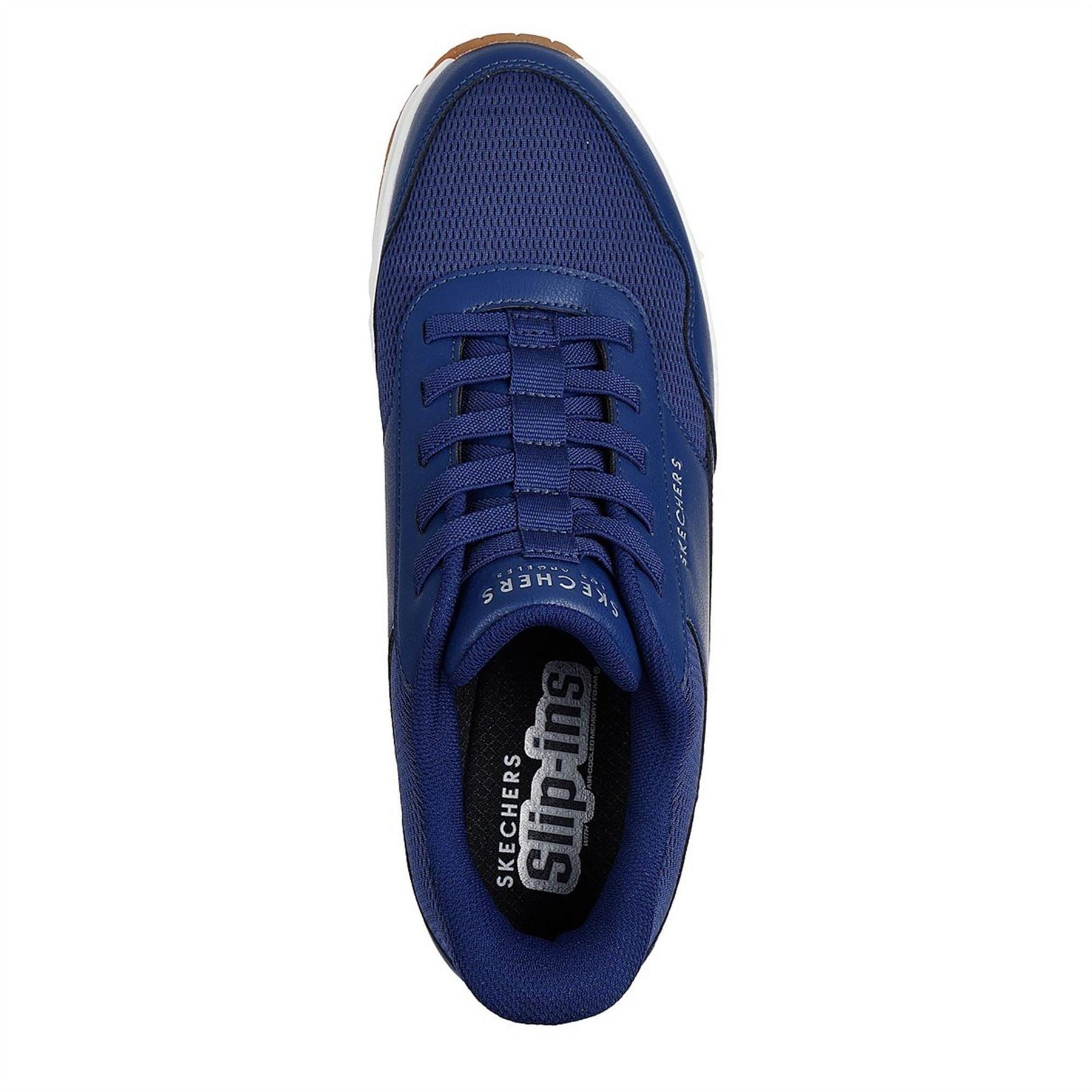 Skechers Mens Uno   Simplified Slip In Slip On Runners