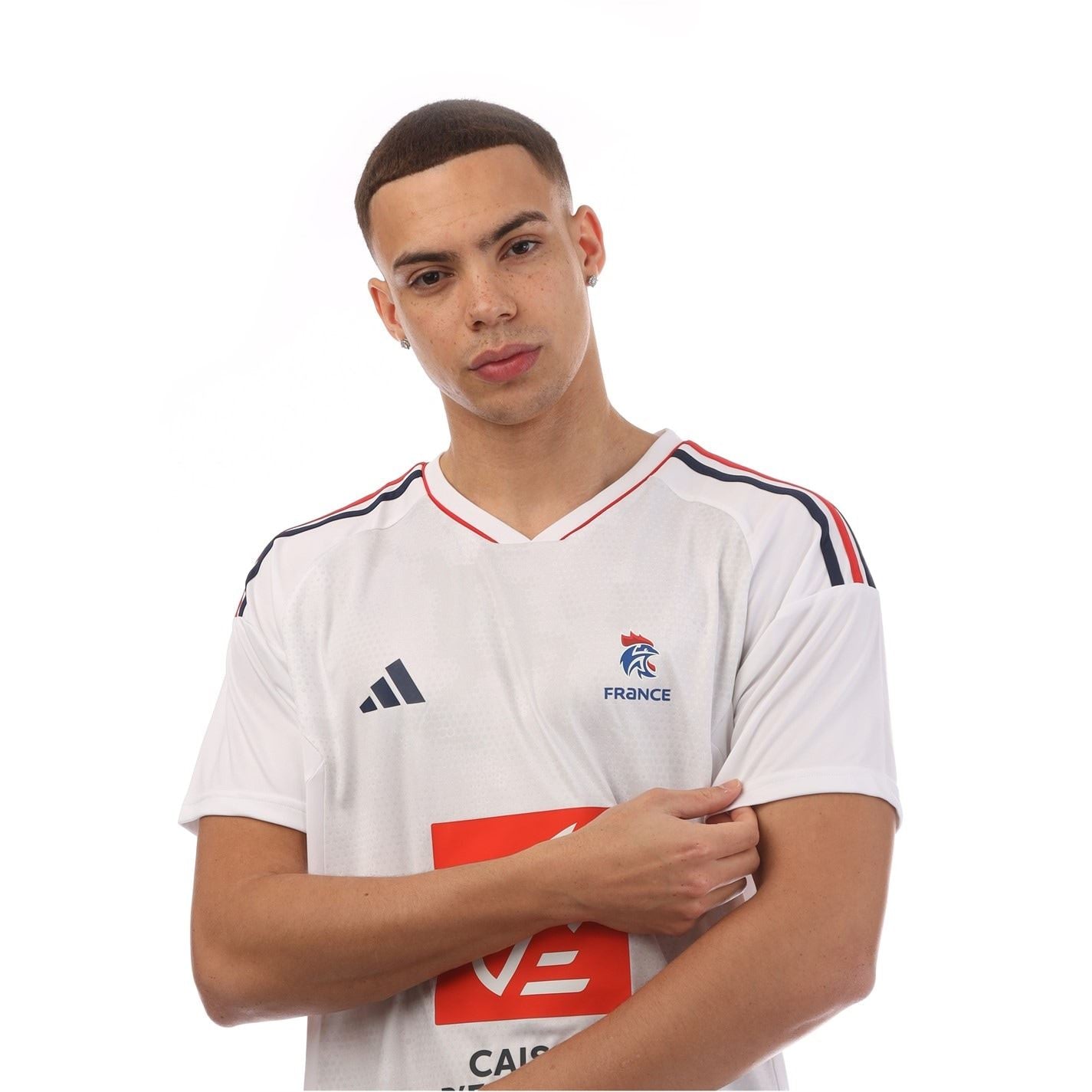 adidas France V-Neck Regular Fit T-Shirt