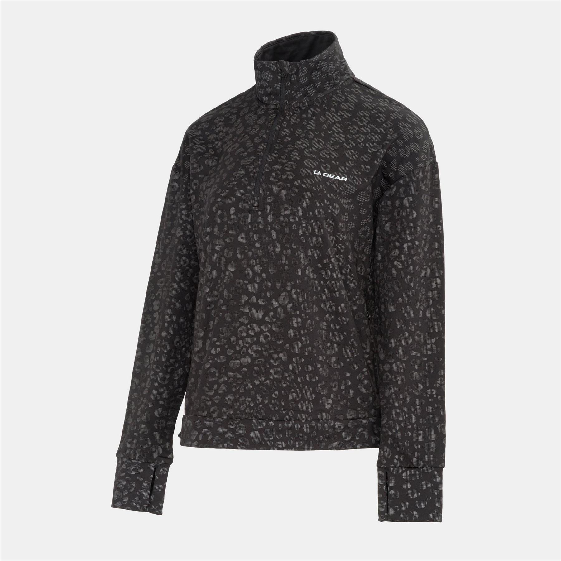 LA Gear Womens Half Zip Sweatshirt