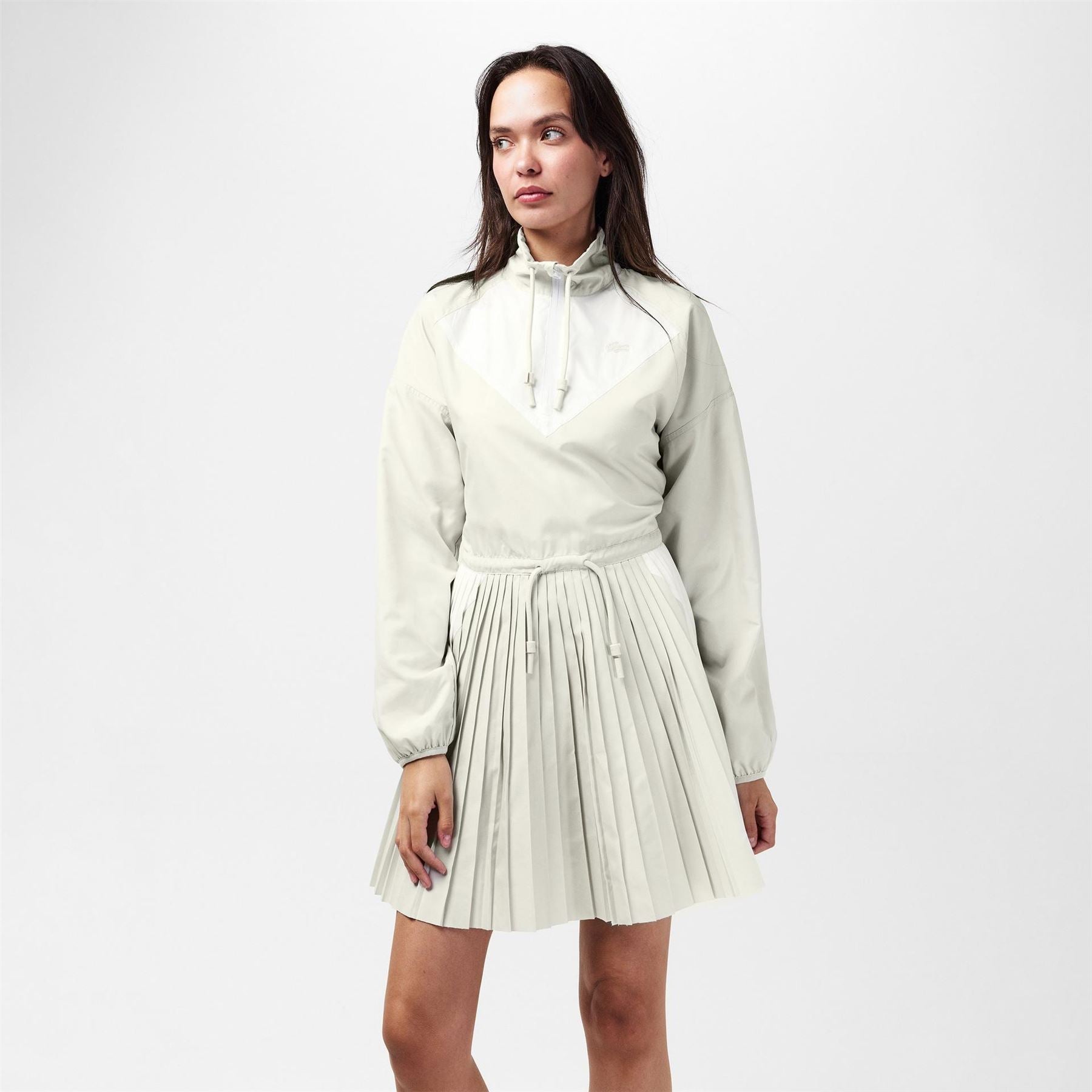 Lacoste Long Sleeve Zip Neck Robe